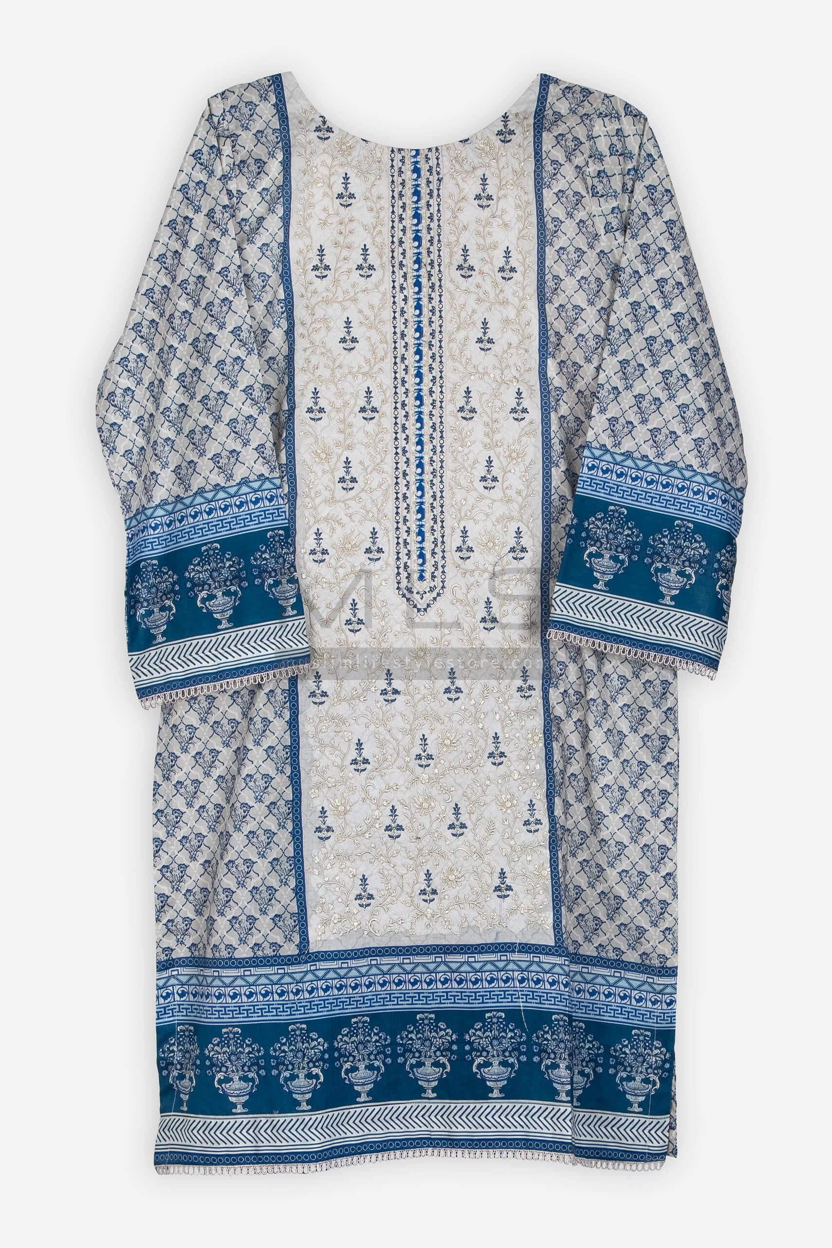 Light Navy Shalwar Kameez - Shalwar Kameez - Muslim Lifestyle Store