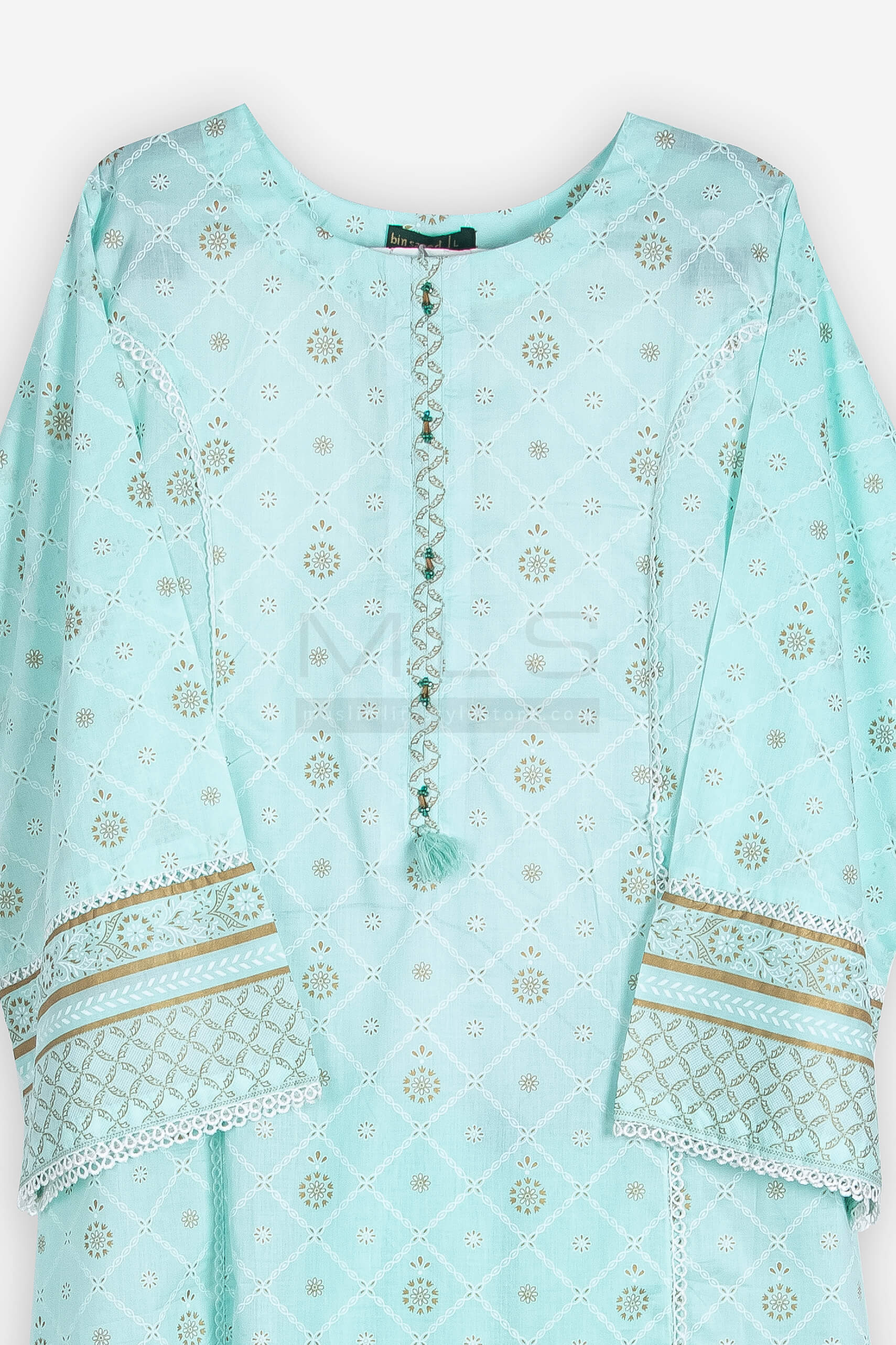 Pearl Green Shalwar Kameez - Shalwar Kameez - Muslim Lifestyle Store