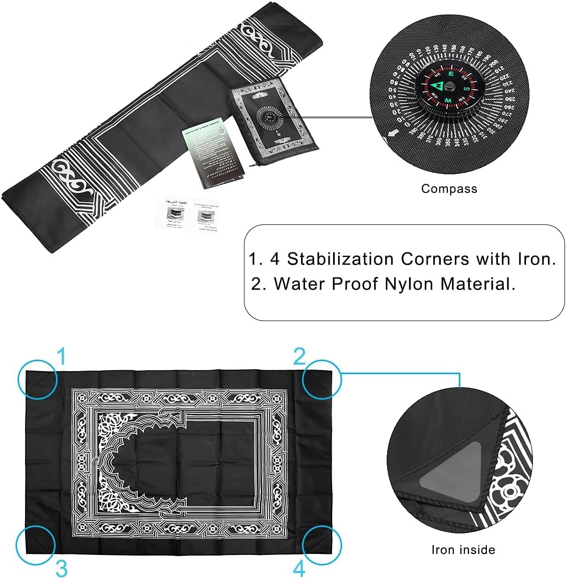 Pocket Prayer Mat - Prayer Mat - Muslim Lifestyle Store
