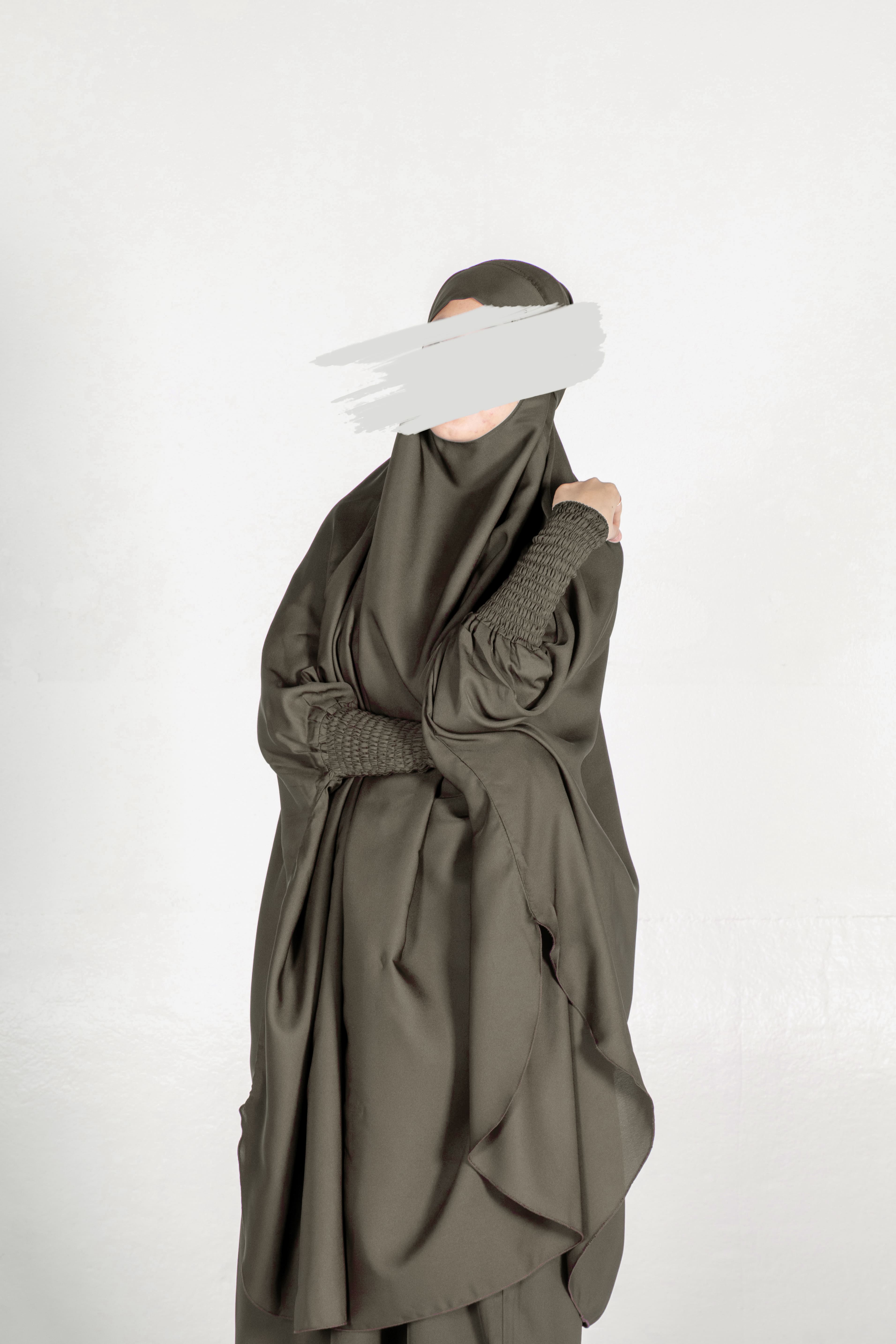Dark Olive Jilbab - Jilbab - Muslim Lifestyle Store
