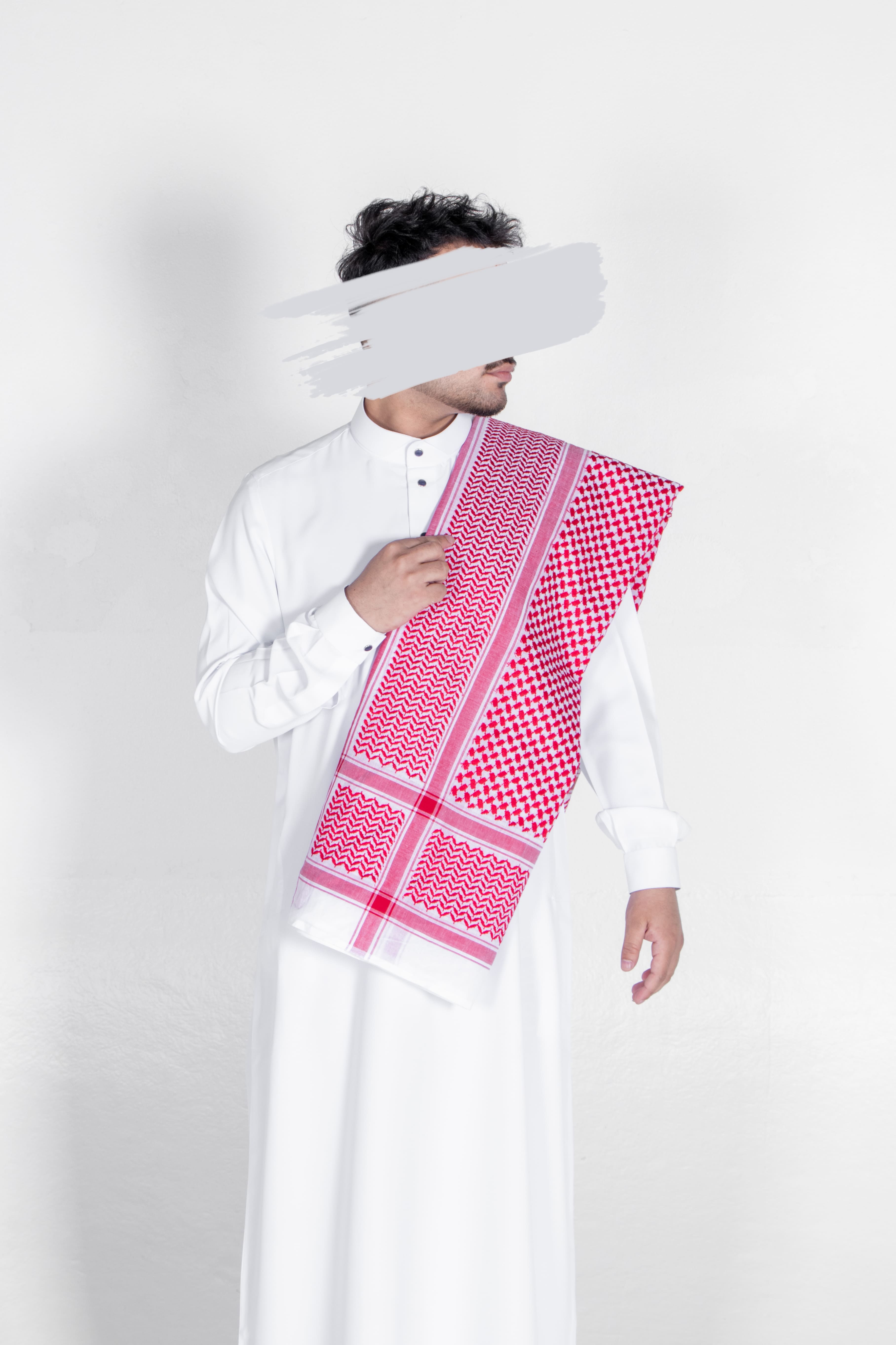 Saudi Red Shemagh - Shemagh Scarf - Muslim Lifestyle Store