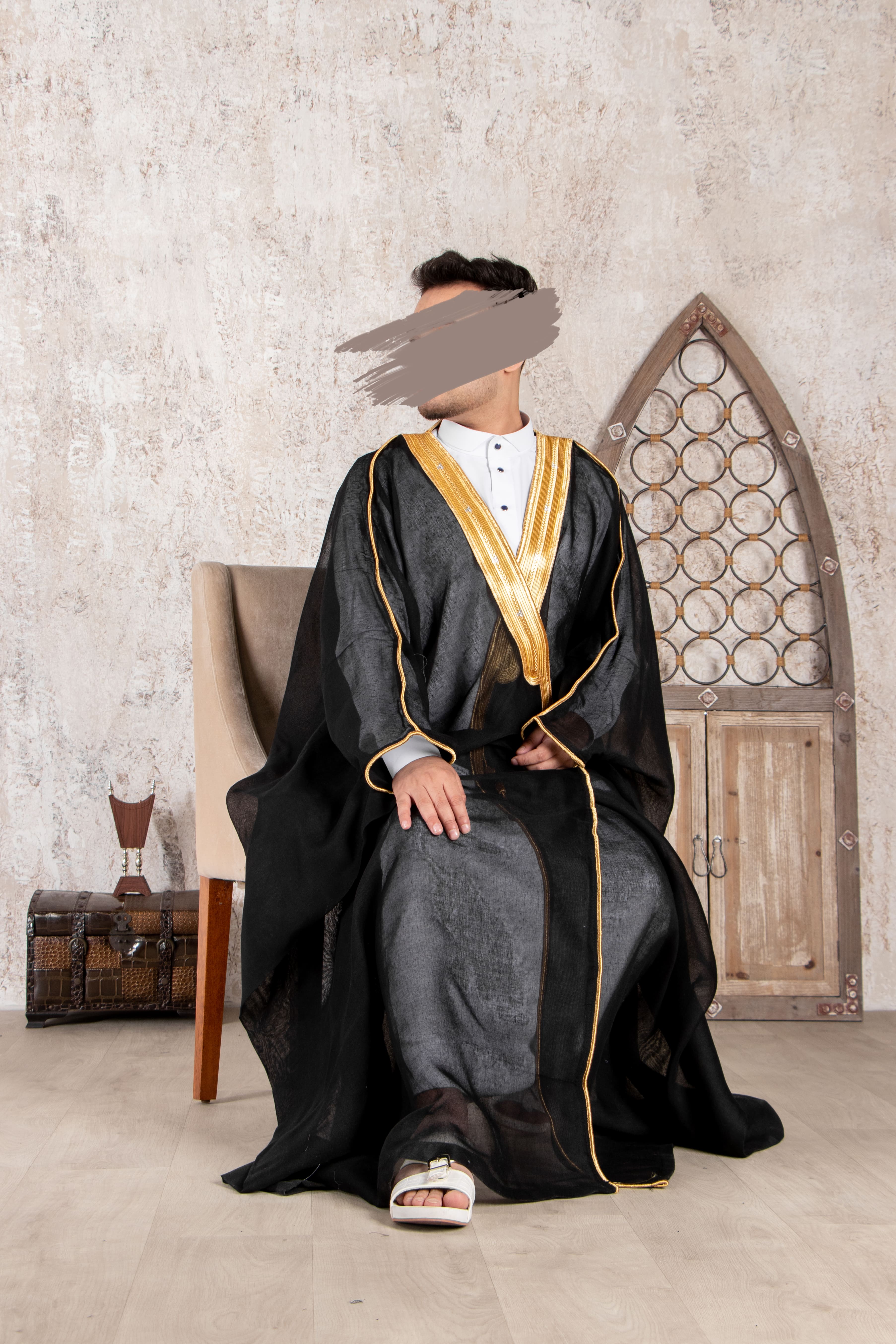 Black Bisht - Bisht - Muslim Lifestyle Store