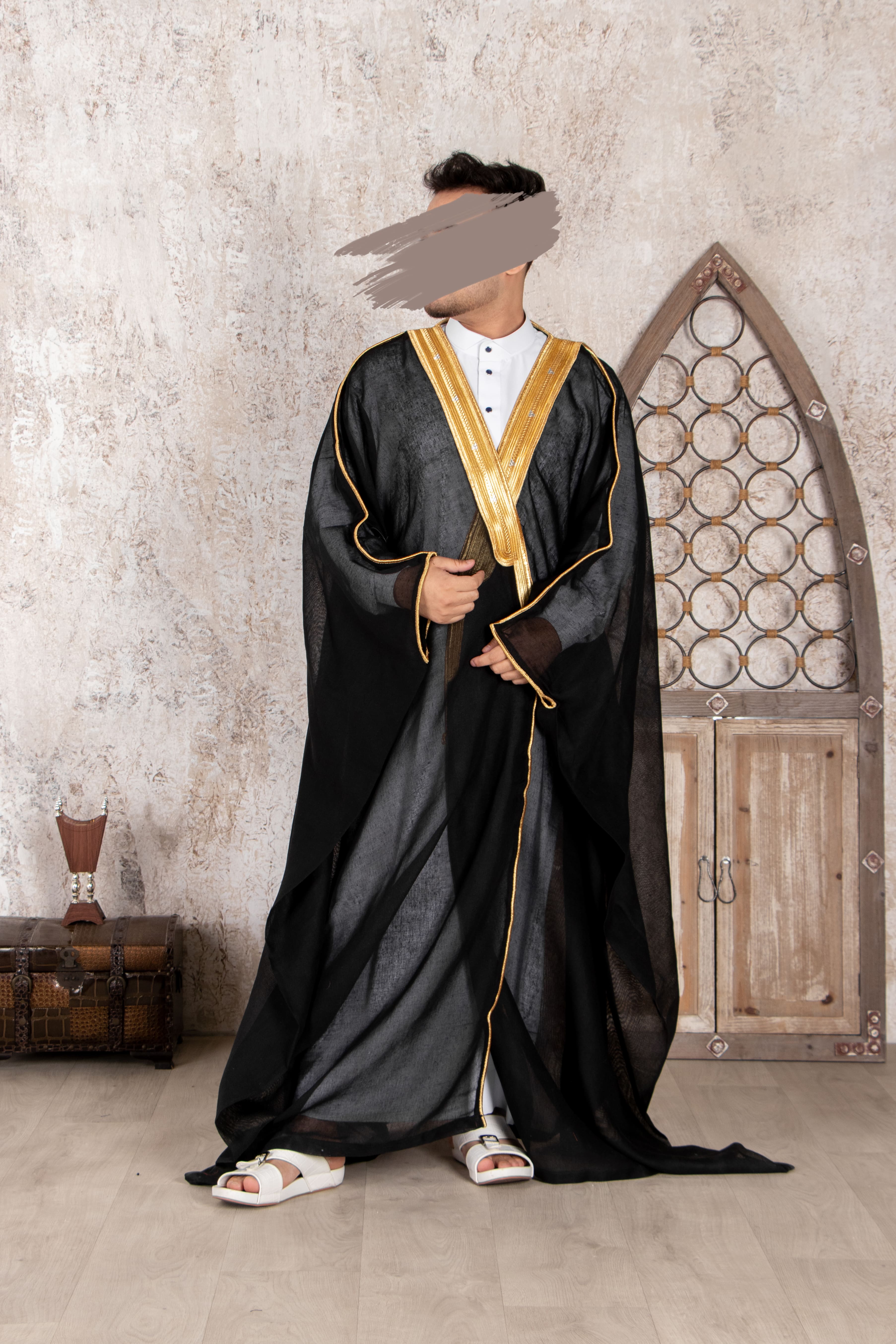 Black Bisht - Bisht - Muslim Lifestyle Store