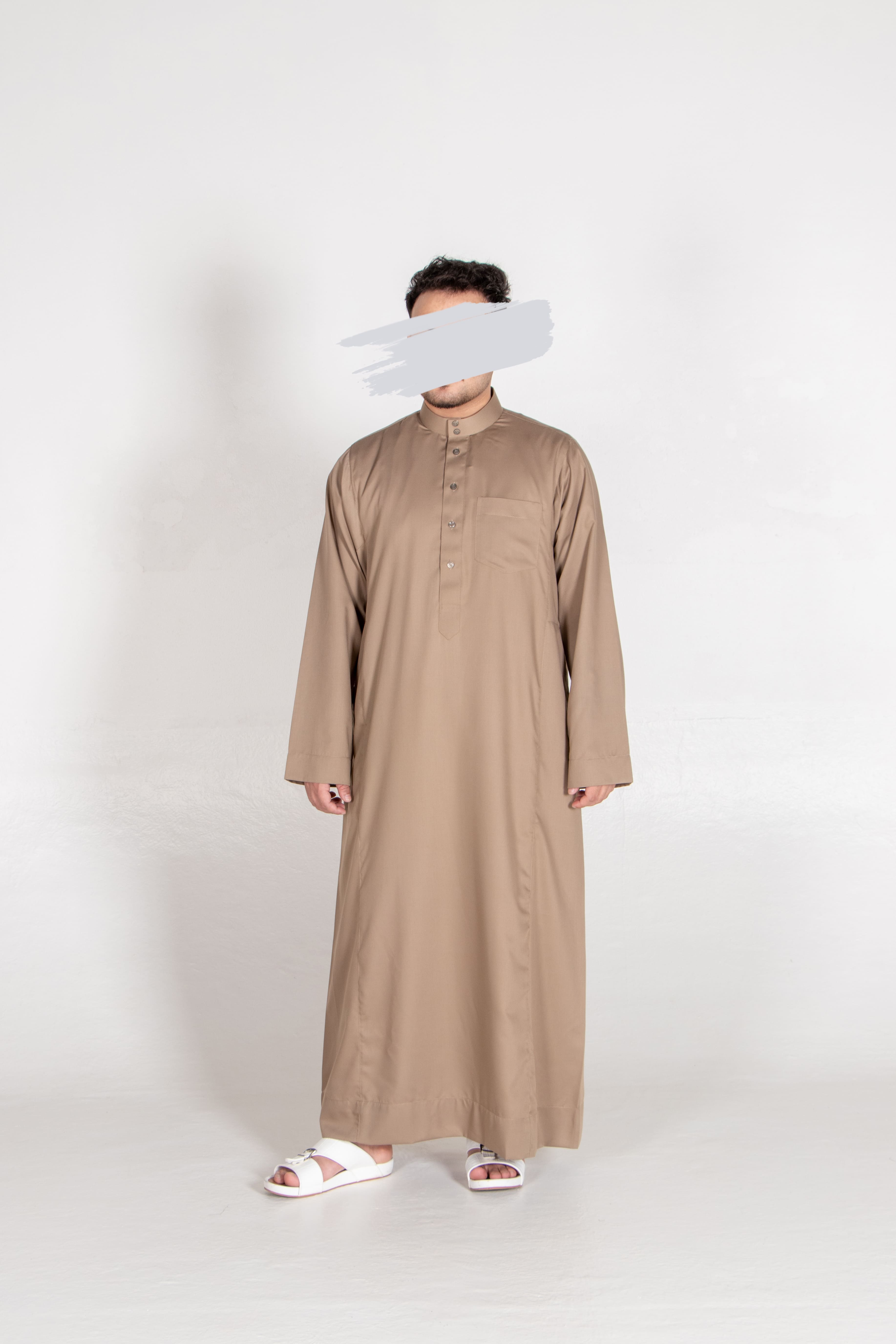 Beige Saudi Thobe - Saudi Thobe - Muslim Lifestyle Store