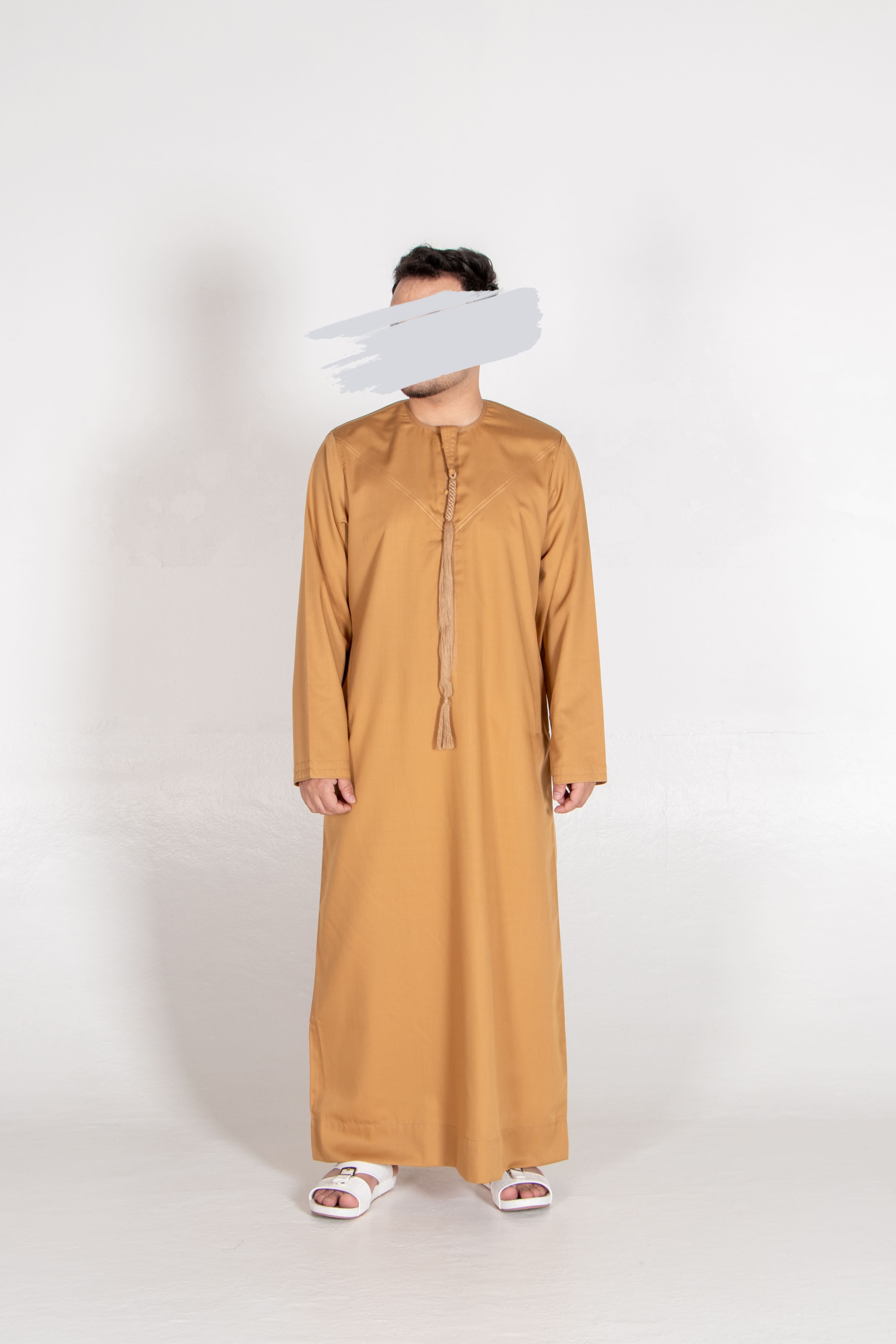 Golden Emirati Kandura - Emirati Kandura - Muslim Lifestyle Store
