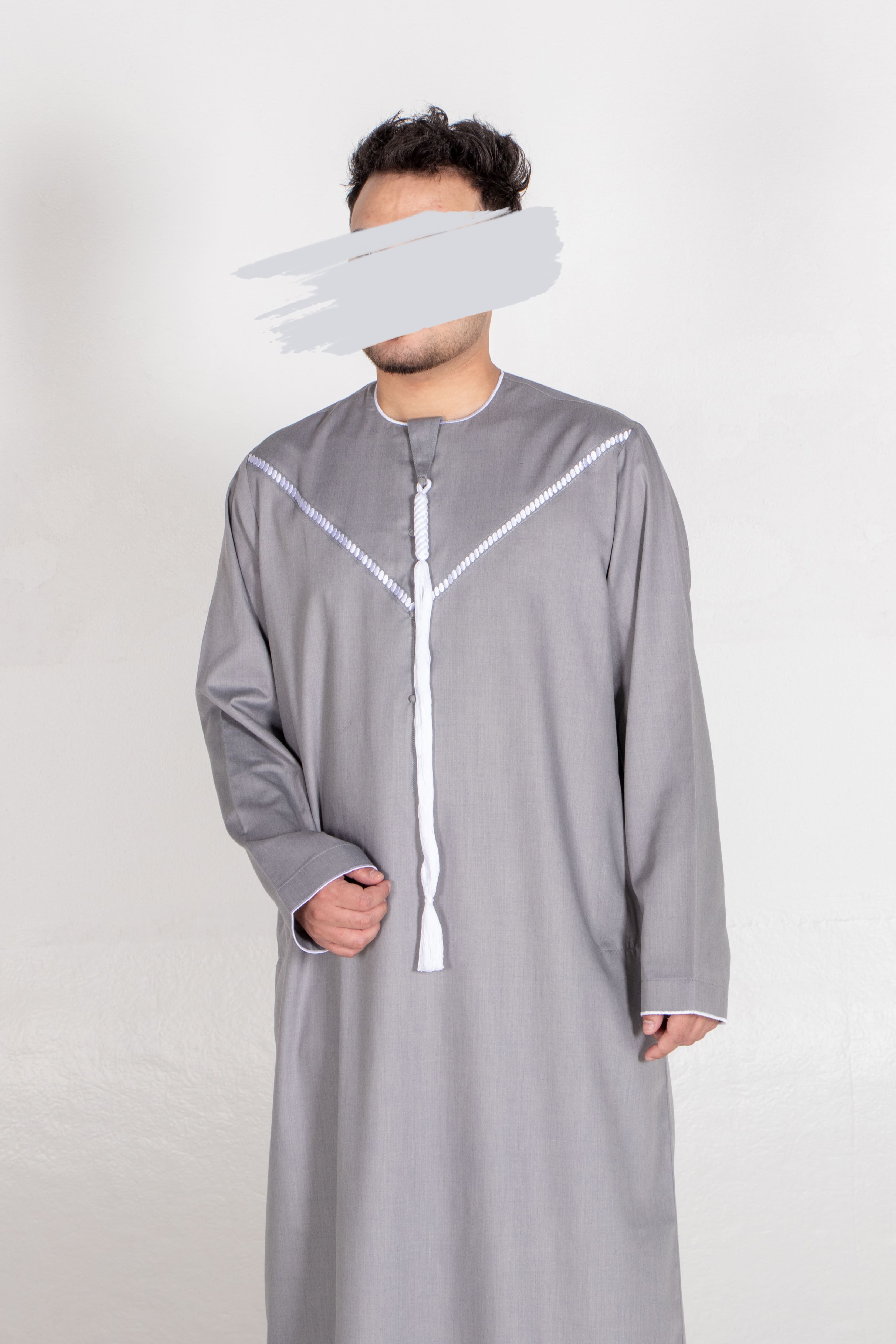 Gray Emirati Kandura - Emirati Kandura - Muslim Lifestyle Store