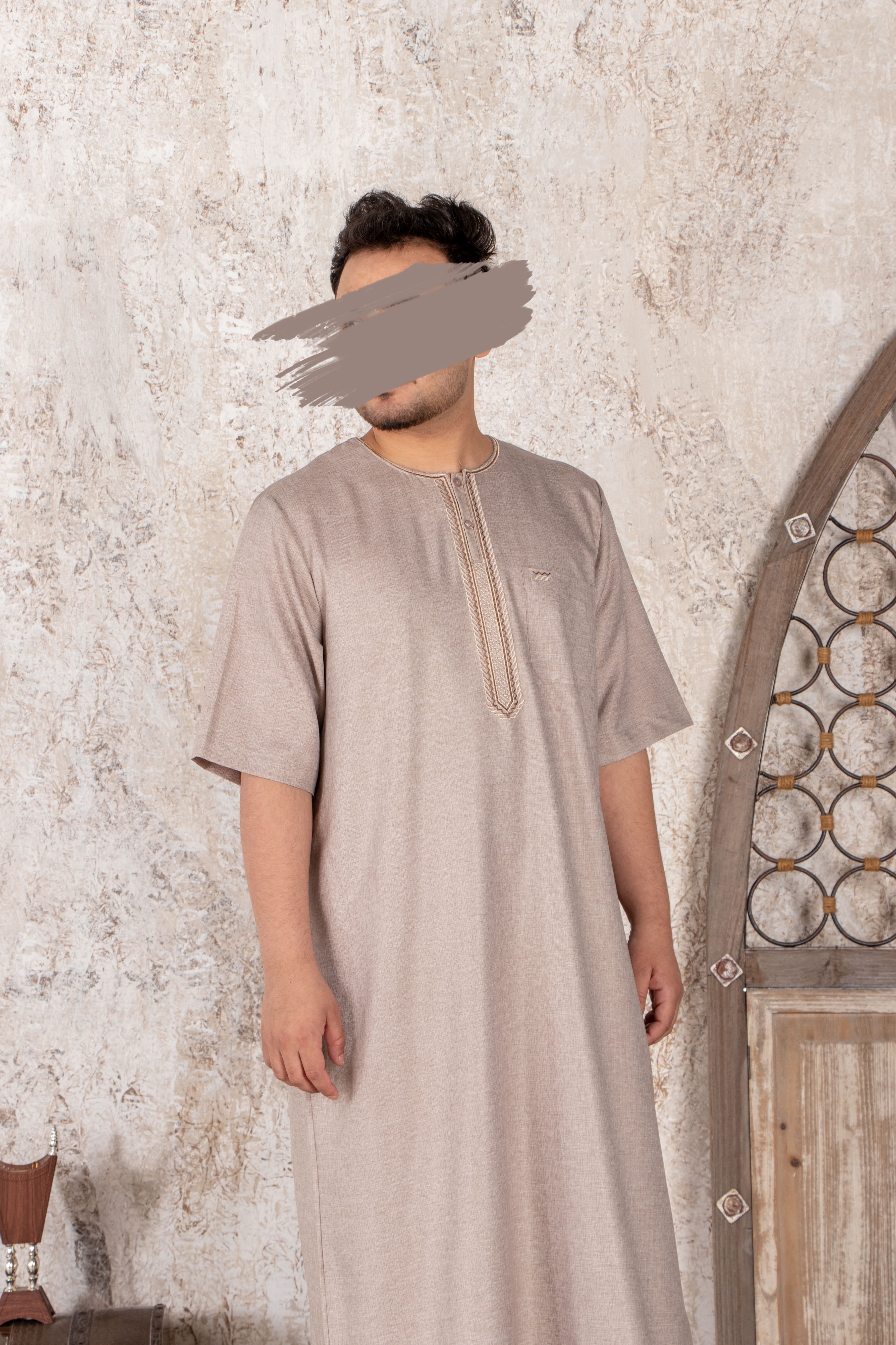 Fancy Cold Turkey Moroccan Thobe - Jalabiya - Muslim Lifestyle Store