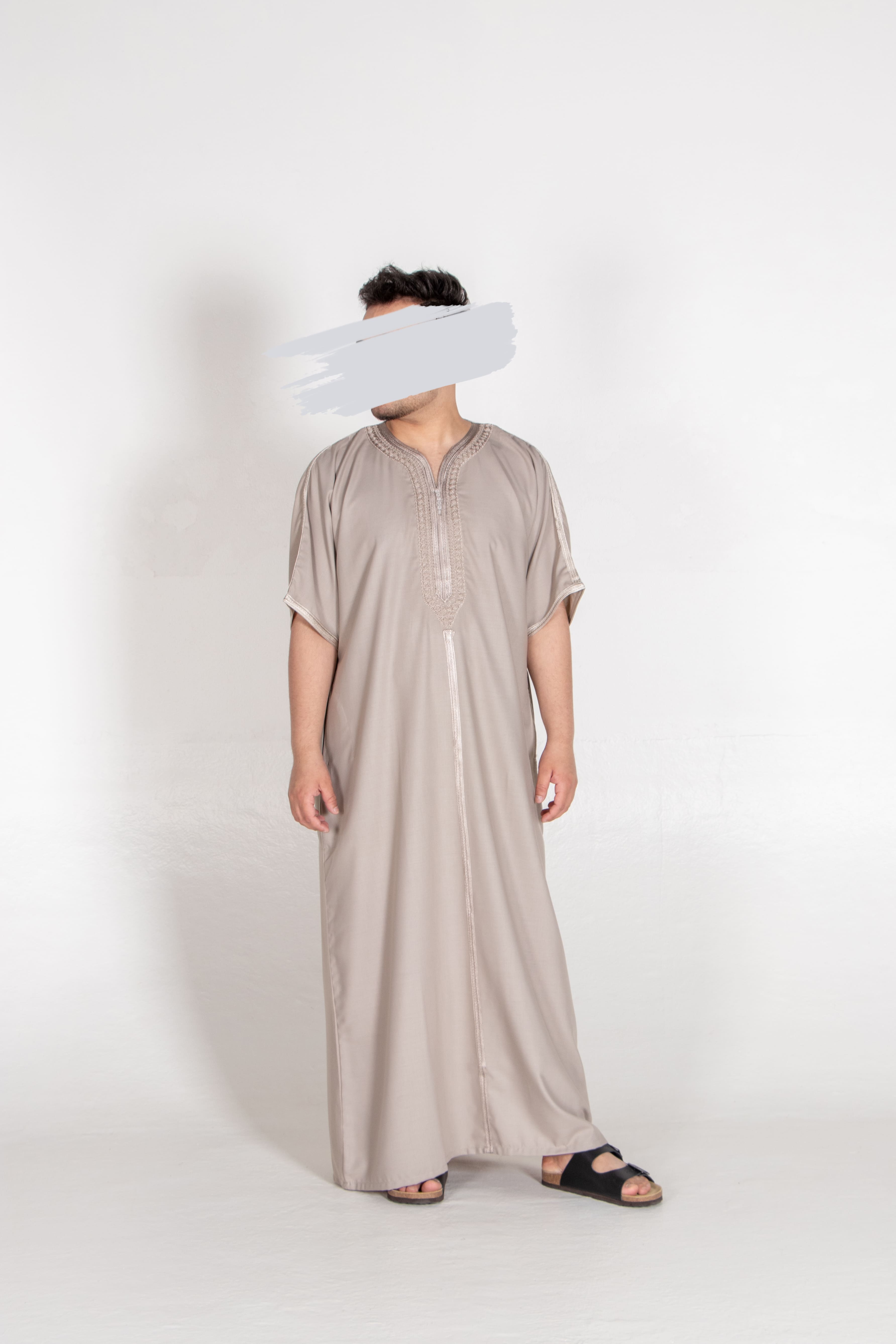 Fancy Cold Turkey Moroccan Thobe - Jalabiya - Muslim Lifestyle Store