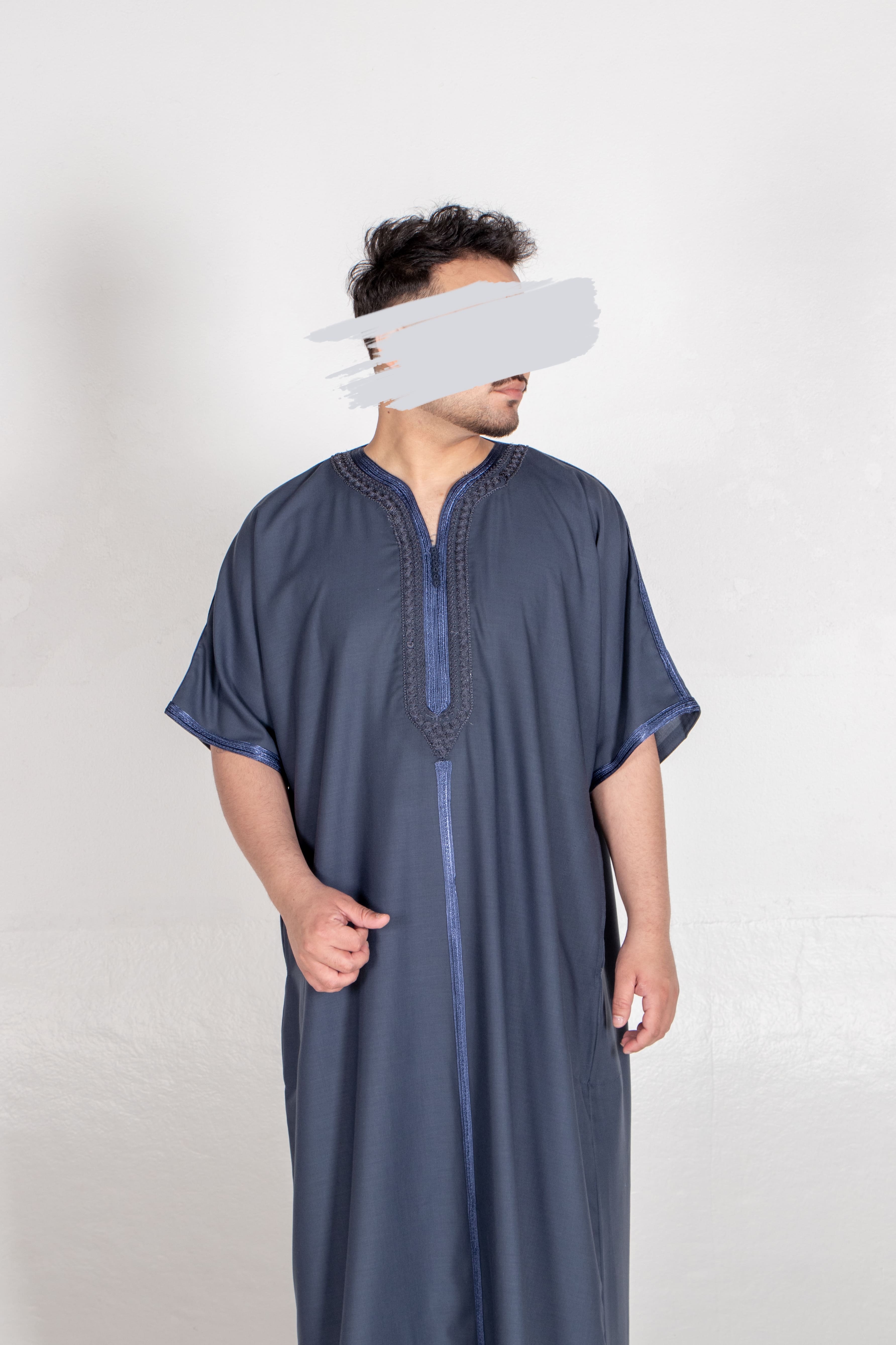 Premium Ebony Clay Moroccan Thobe - Jalabiya - Muslim Lifestyle Store