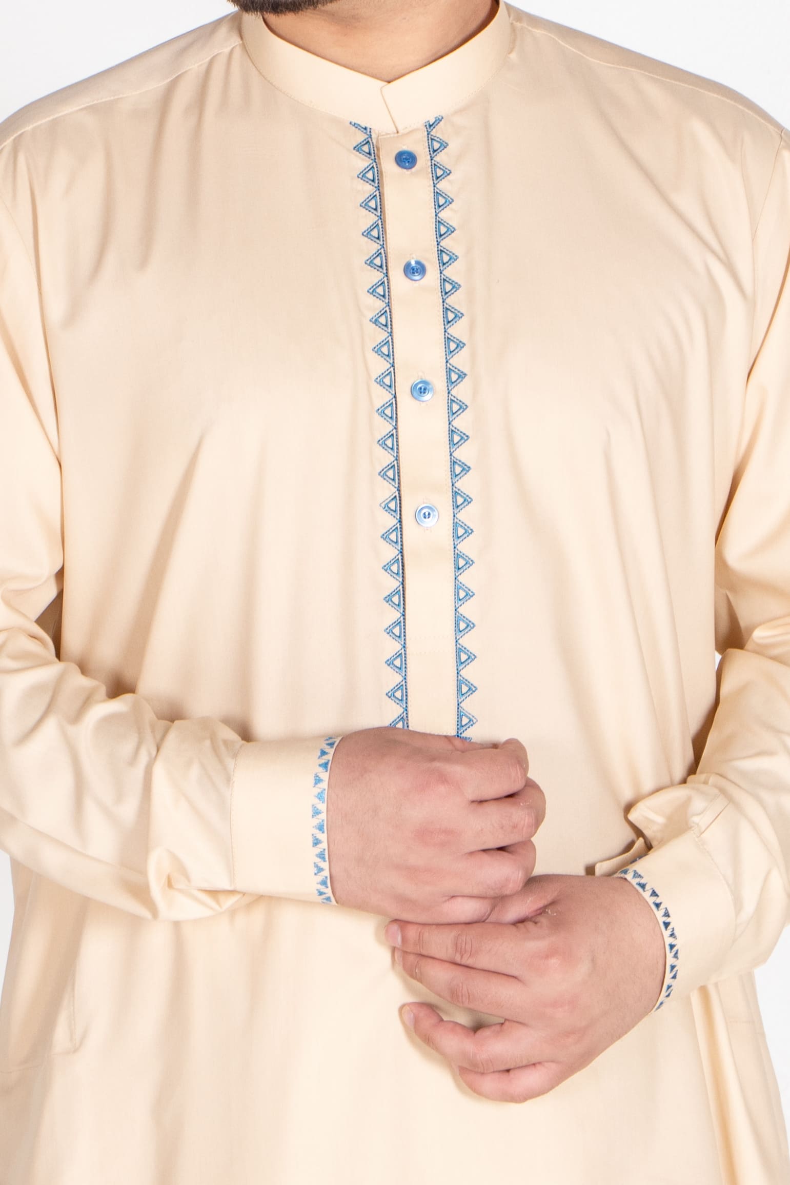 Melon Cream Shalwar Kameez - Shalwar Kameez - Muslim Lifestyle Store