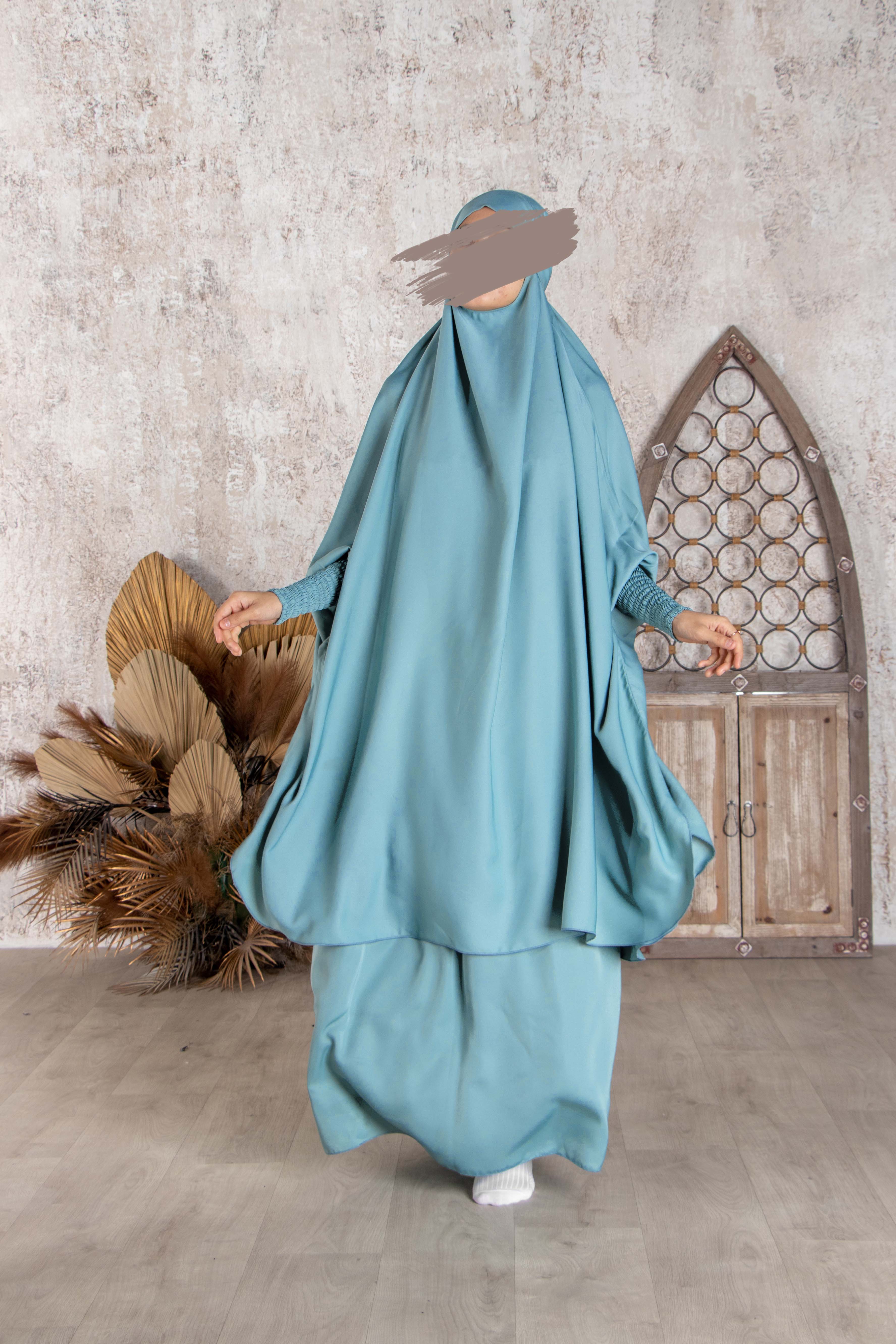Powder Blue Jilbab - Jilbab - Muslim Lifestyle Store