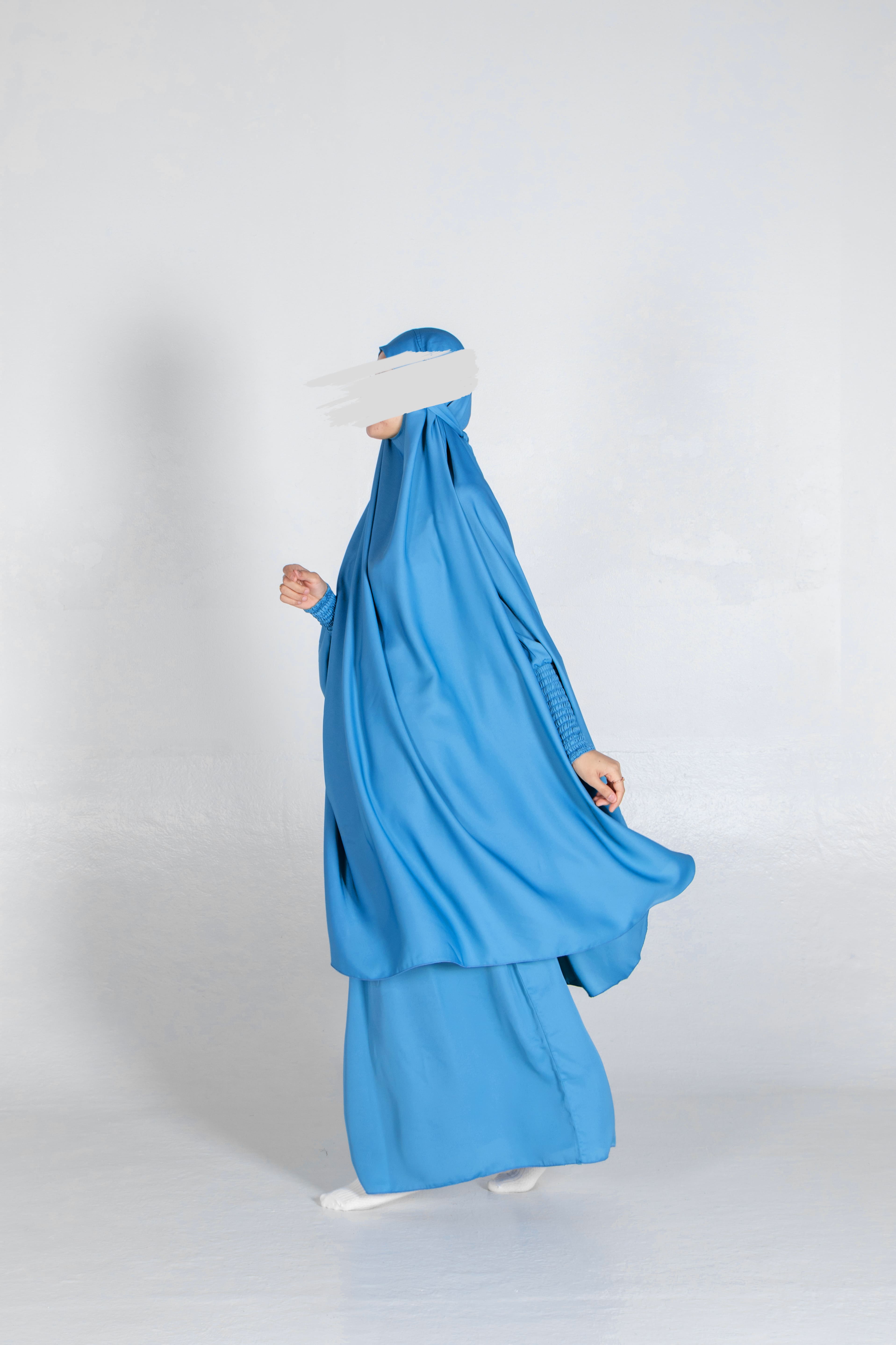 Blue Jilbab - Jilbab - Muslim Lifestyle Store