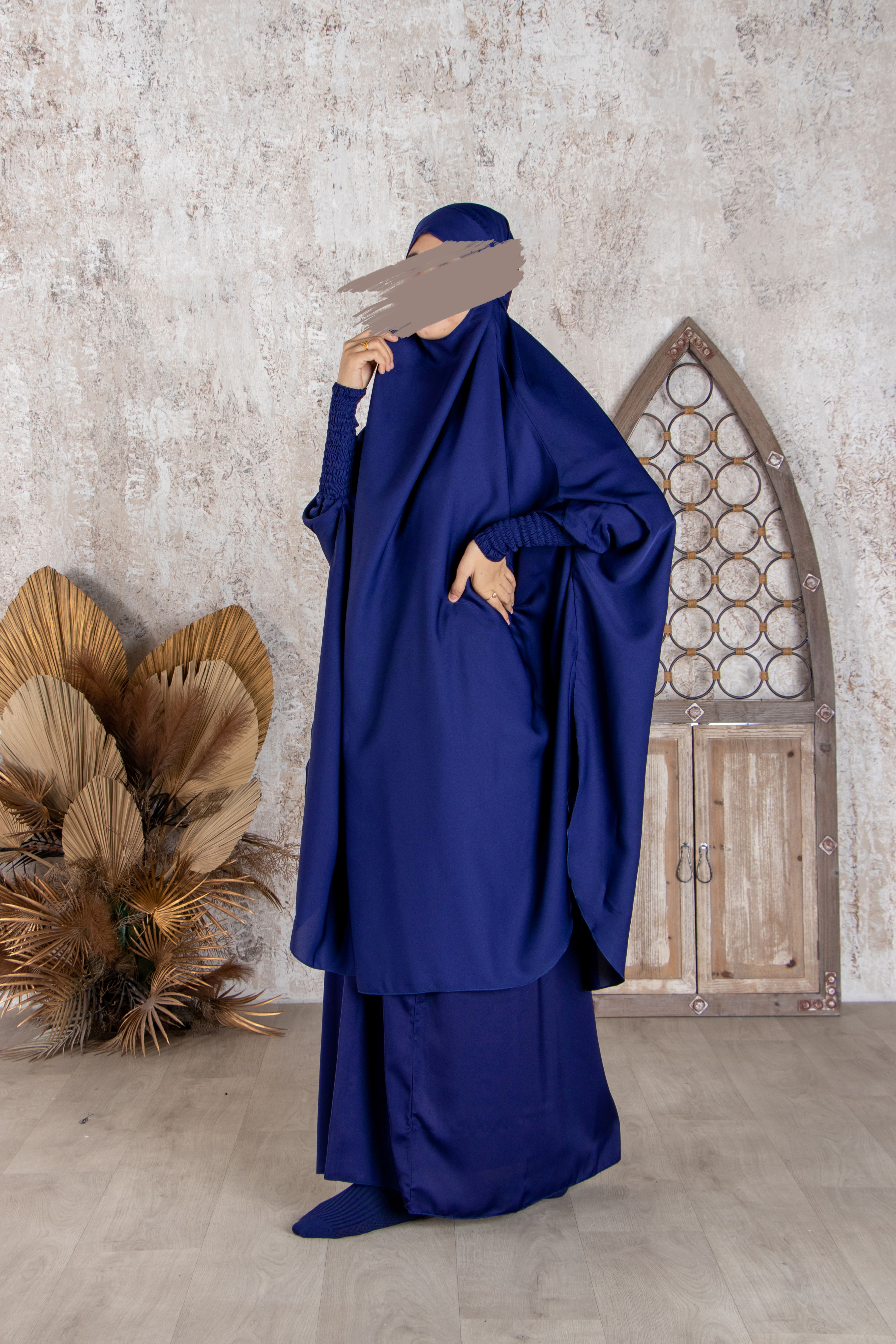 Chrome Blue Jilbab - Jilbab - Muslim Lifestyle Store