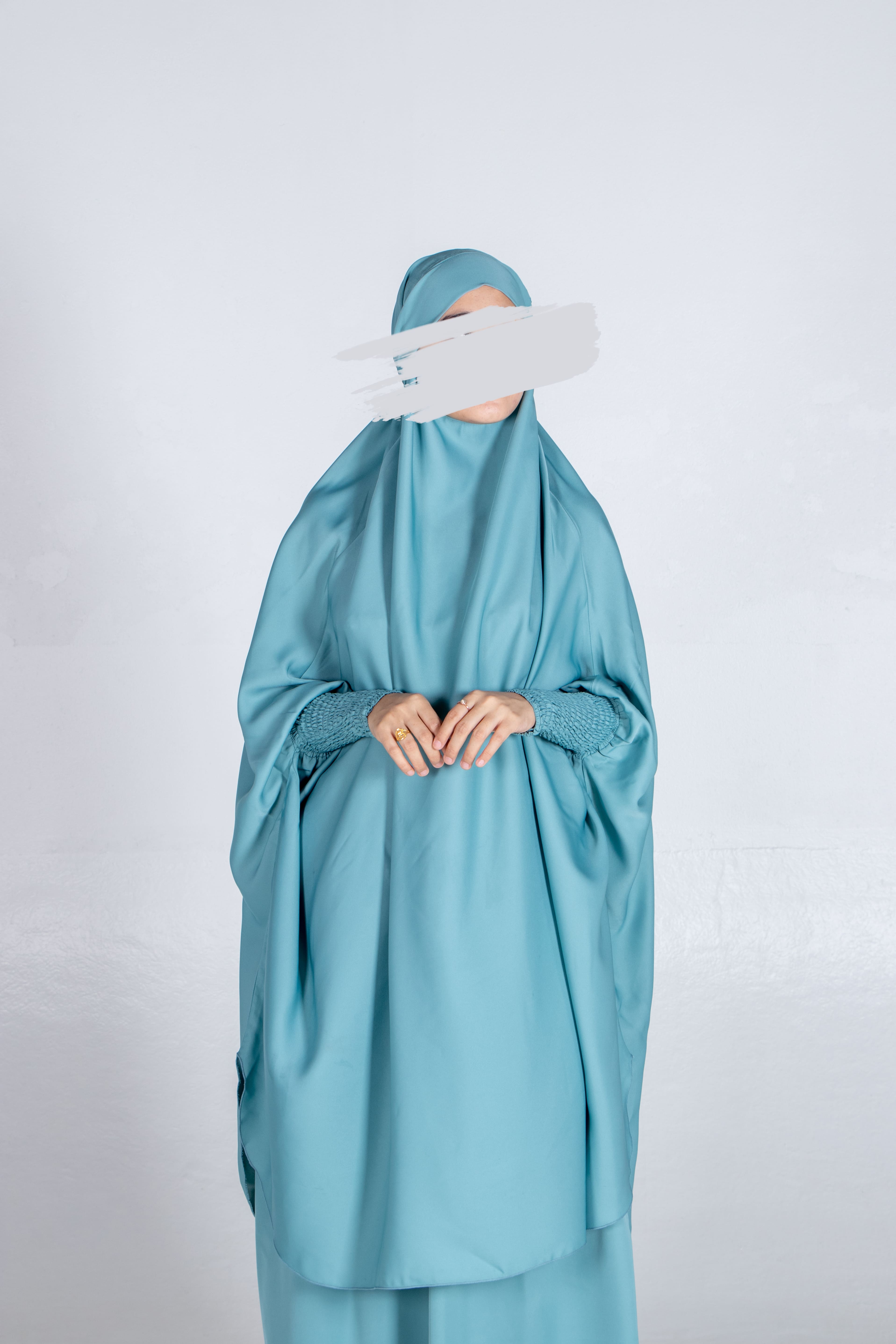Teal Blue Jilbab - Jilbab - Muslim Lifestyle Store