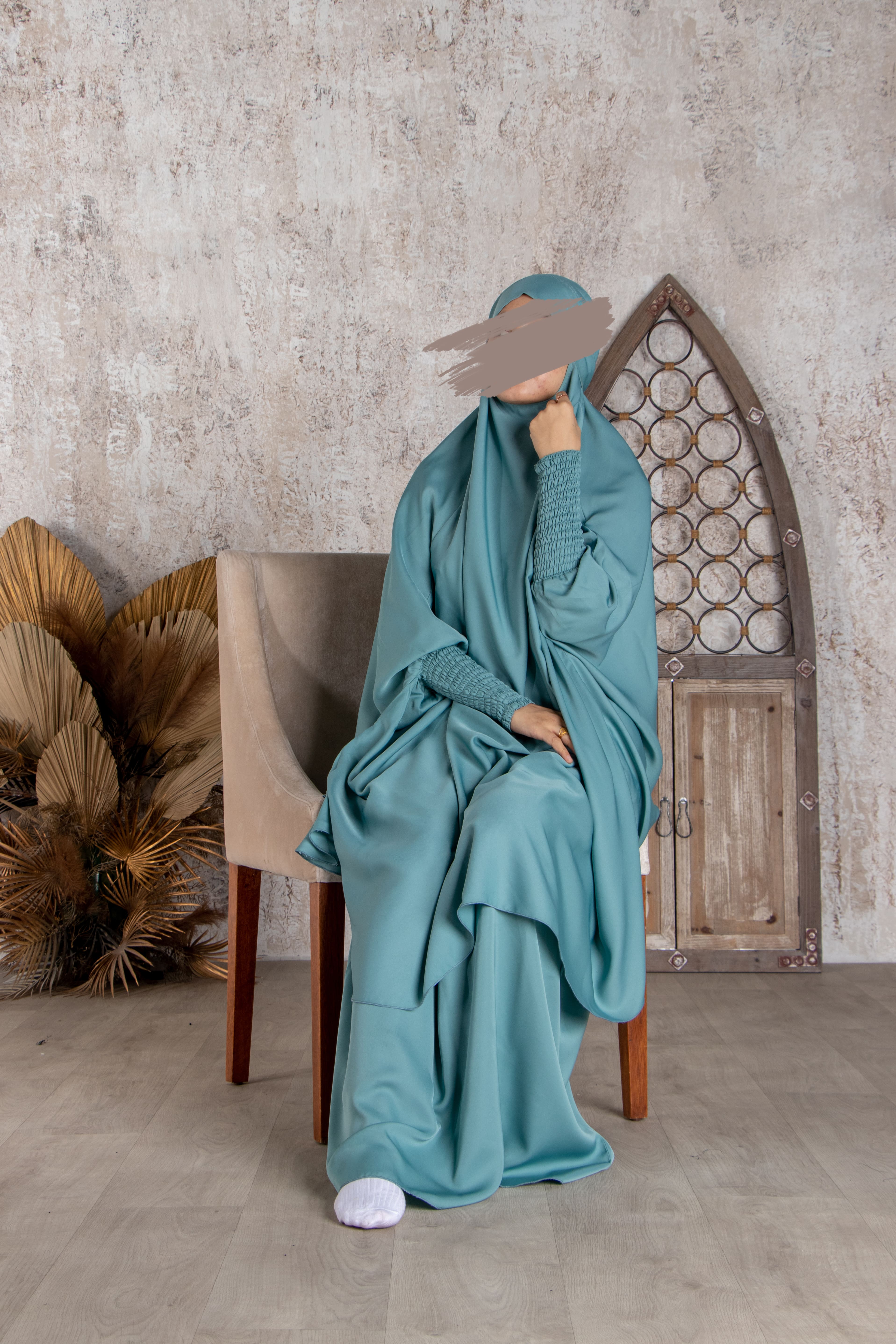 Teal Blue Jilbab - Jilbab - Muslim Lifestyle Store