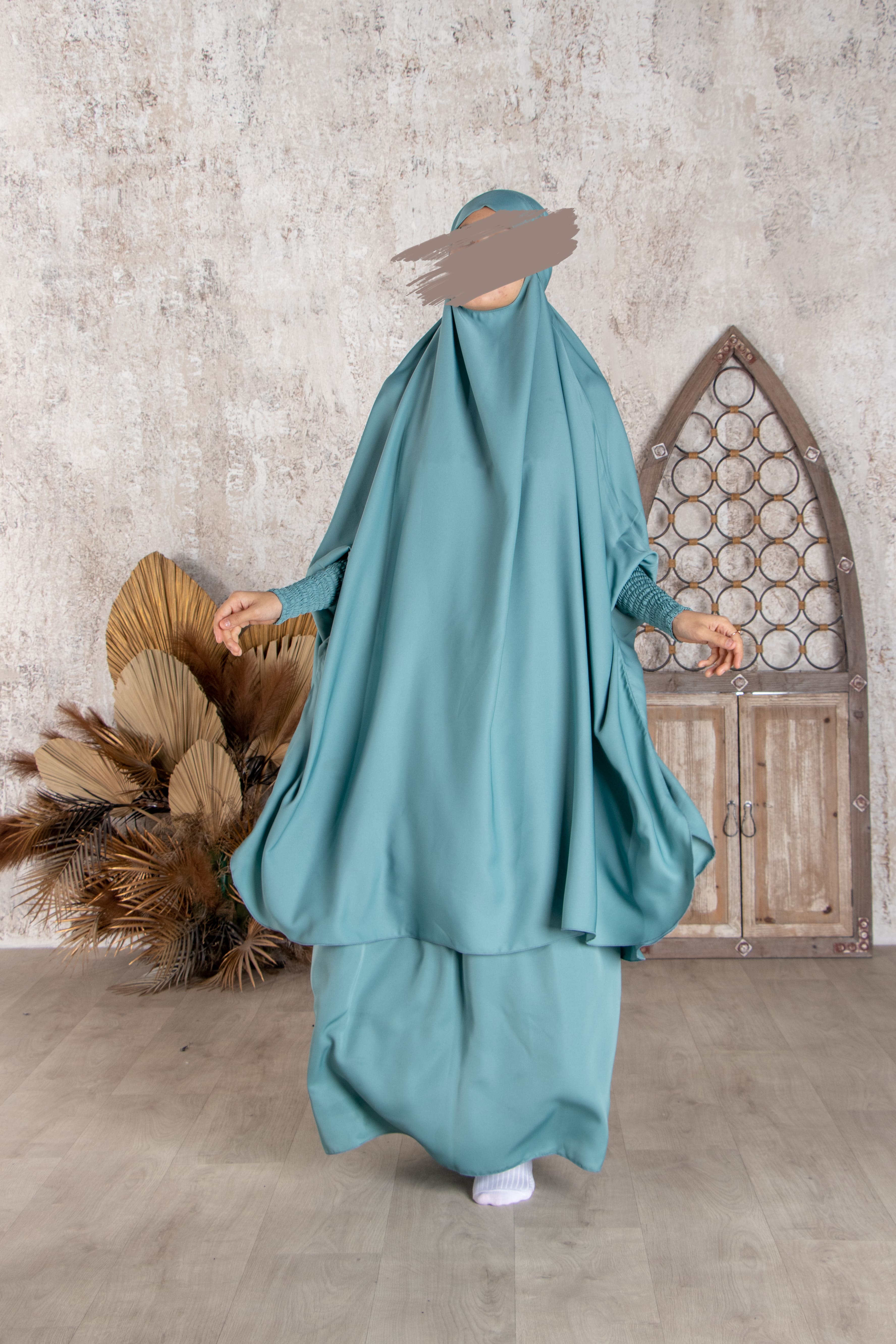 Teal Blue Jilbab - Jilbab - Muslim Lifestyle Store