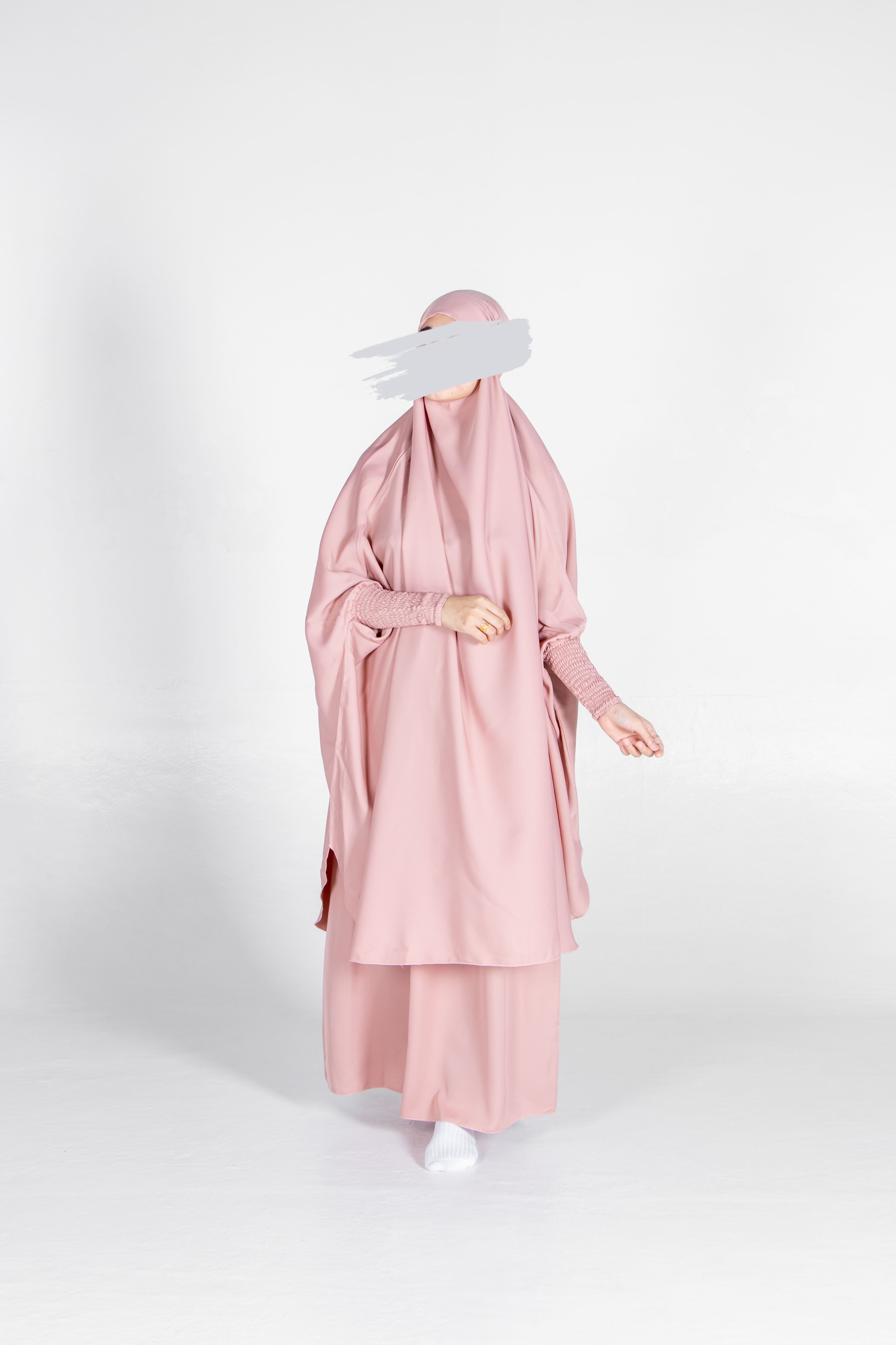 Pastel Pink Jilbab - Jilbab - Muslim Lifestyle Store