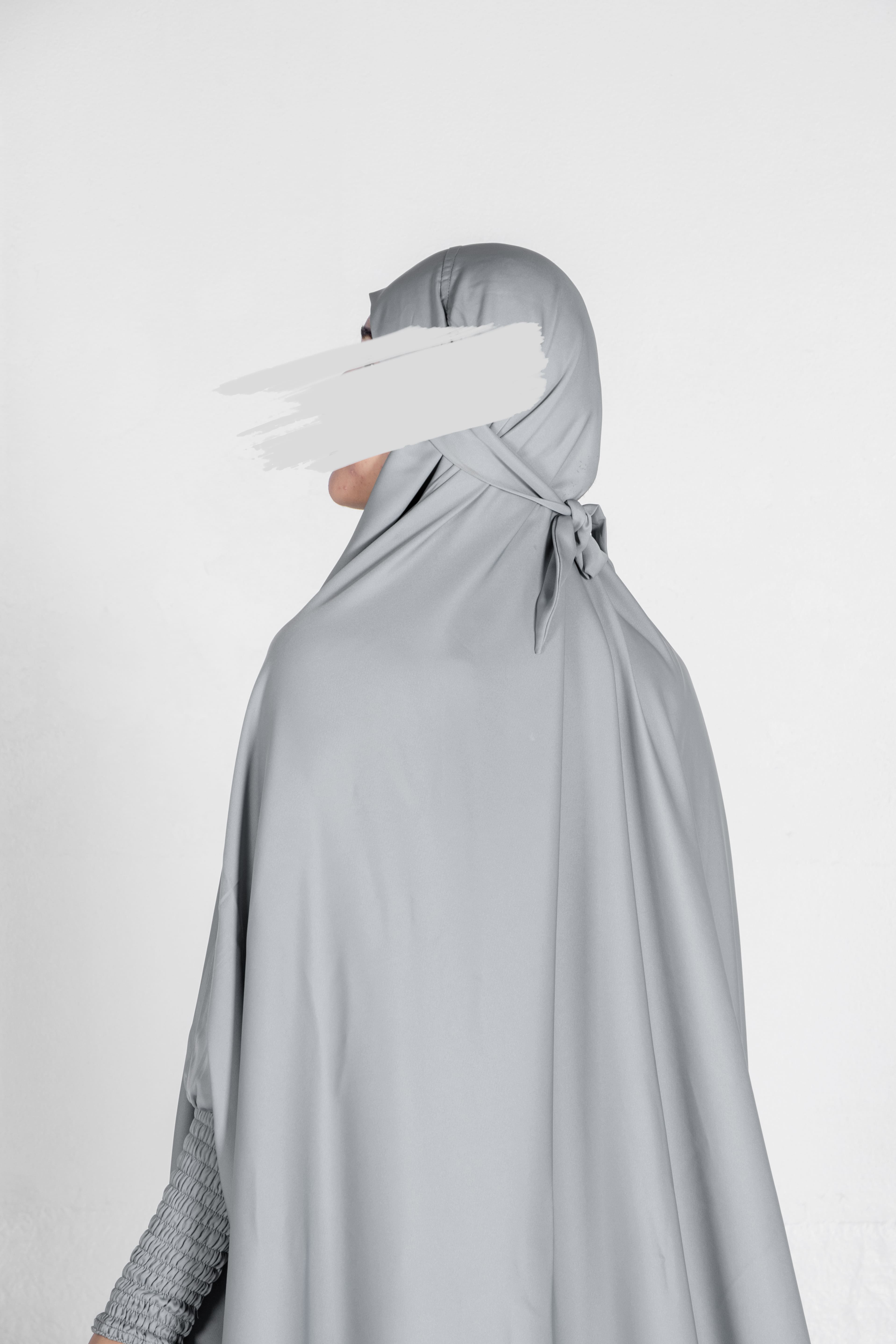 Pastel Grey Jilbab - Jilbab - Muslim Lifestyle Store