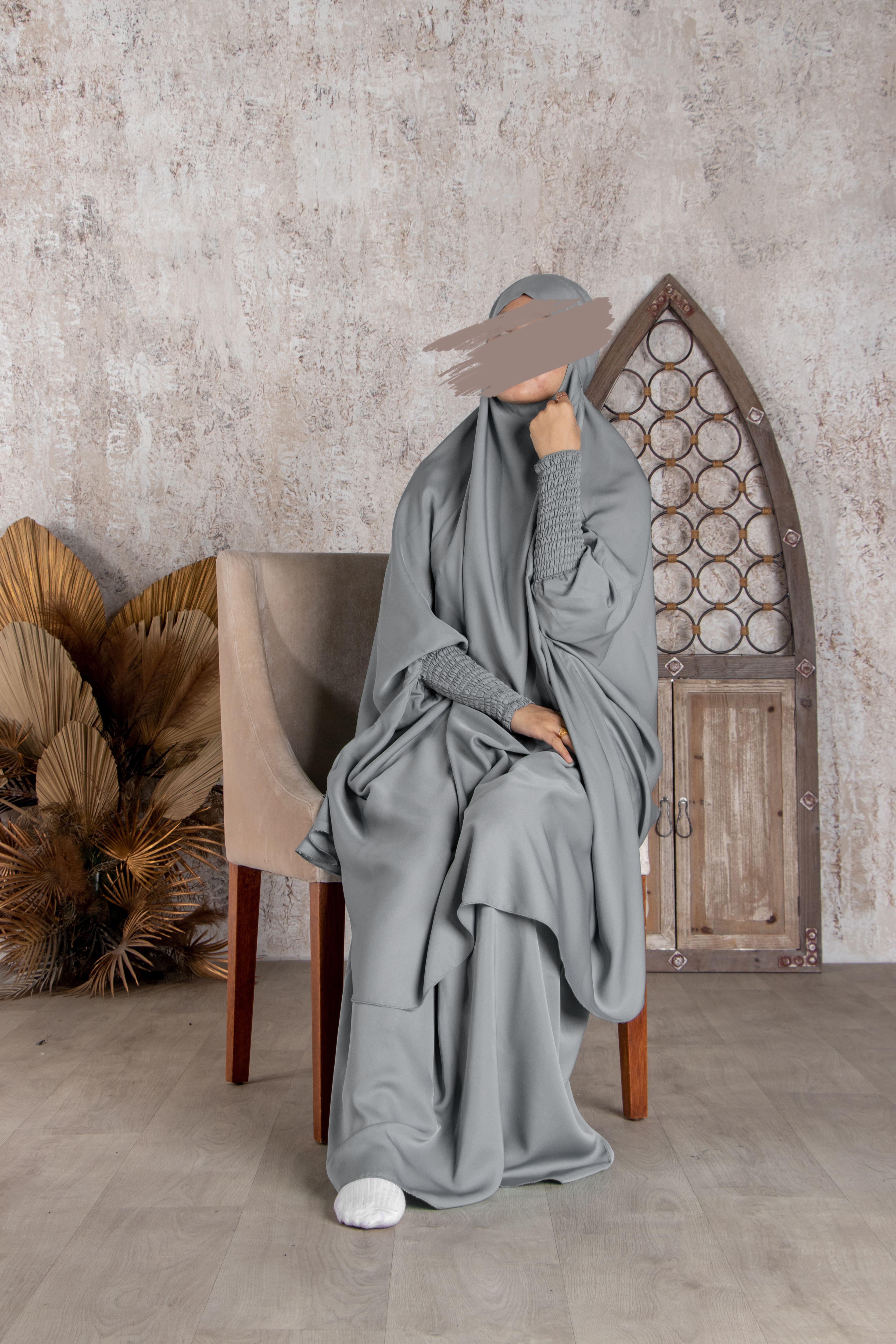 Pastel Grey Jilbab - Jilbab - Muslim Lifestyle Store