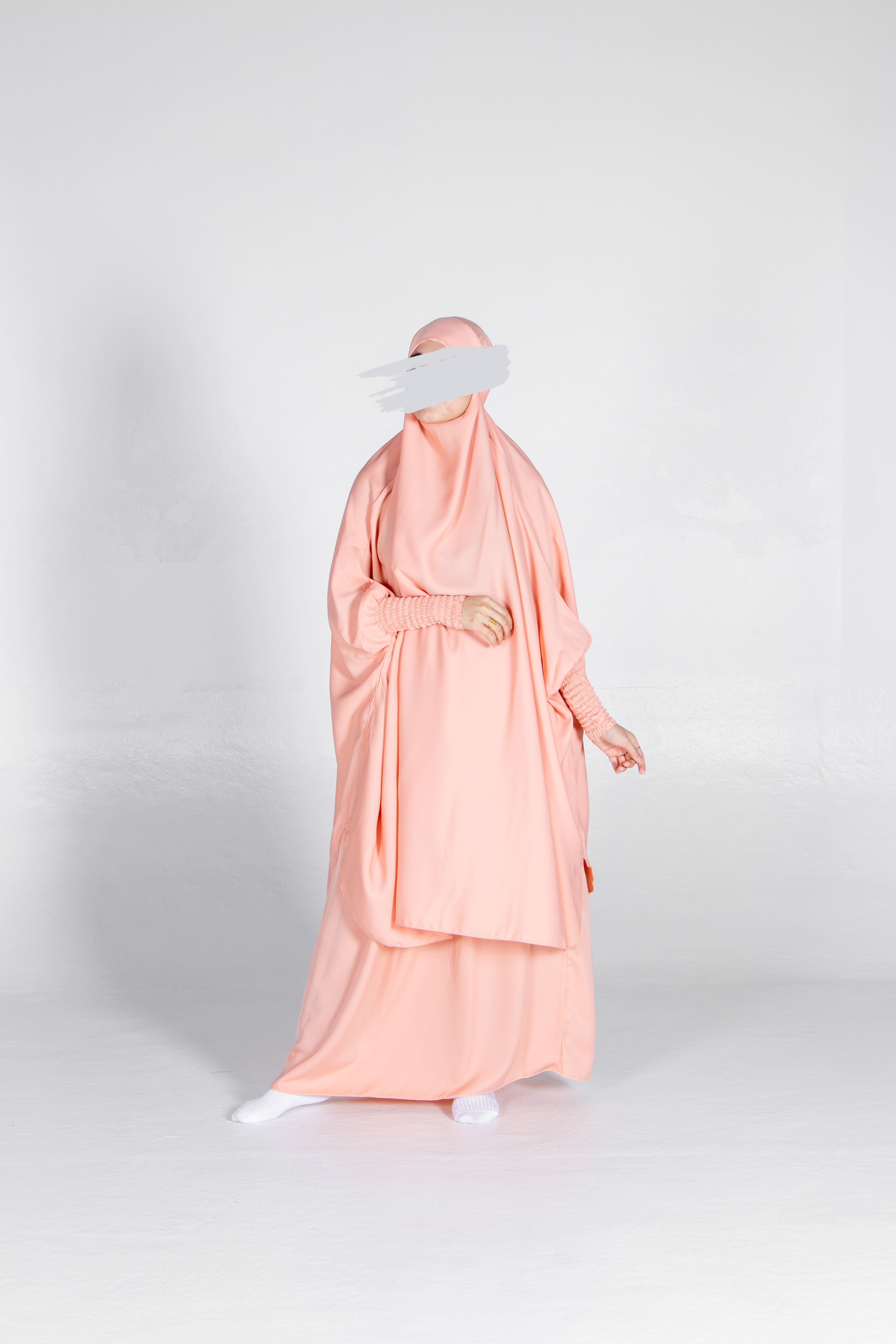 Peach Jilbab - Jilbab - Muslim Lifestyle Store