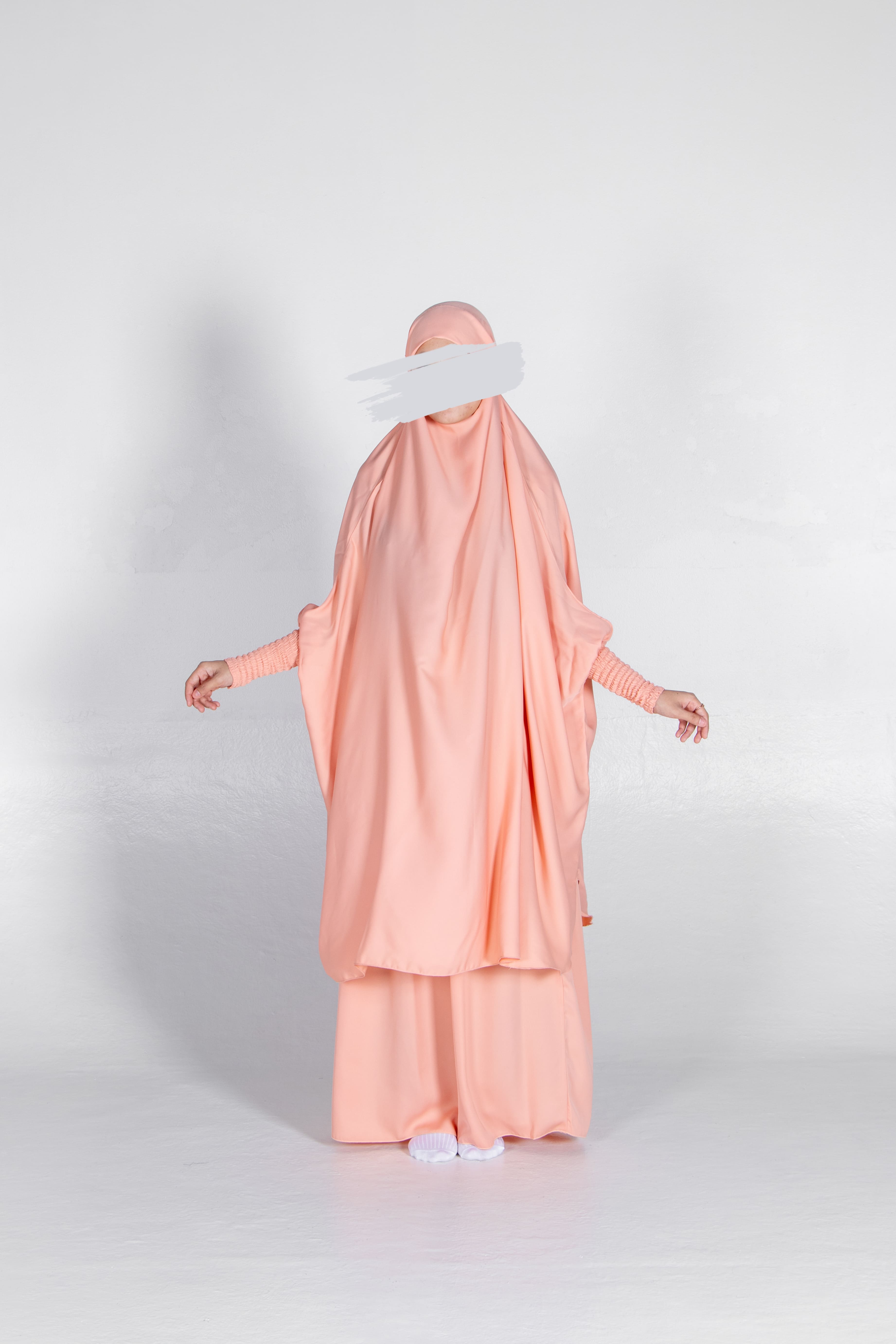 Peach Jilbab - Jilbab - Muslim Lifestyle Store
