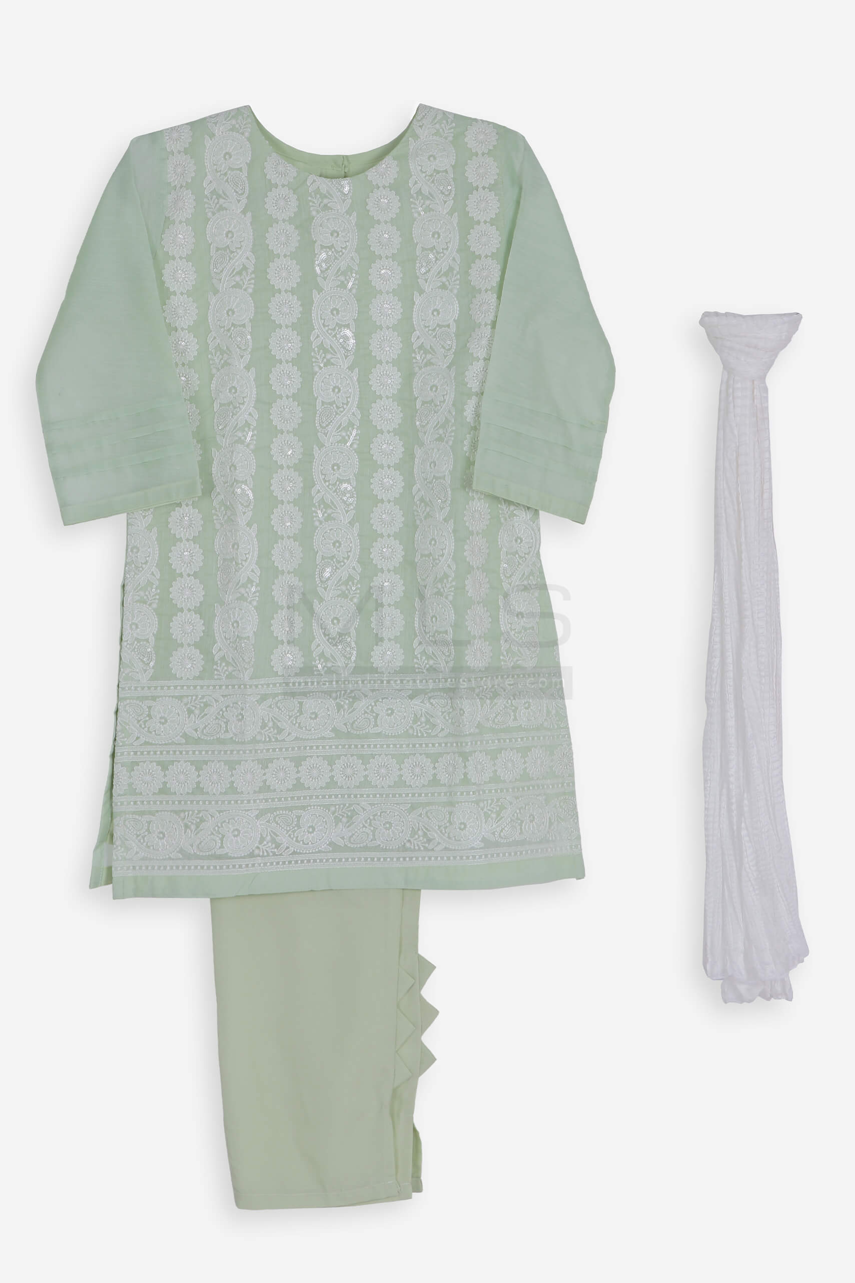Light Green Shalwar Kameez - Shalwar Kameez - Muslim Lifestyle Store