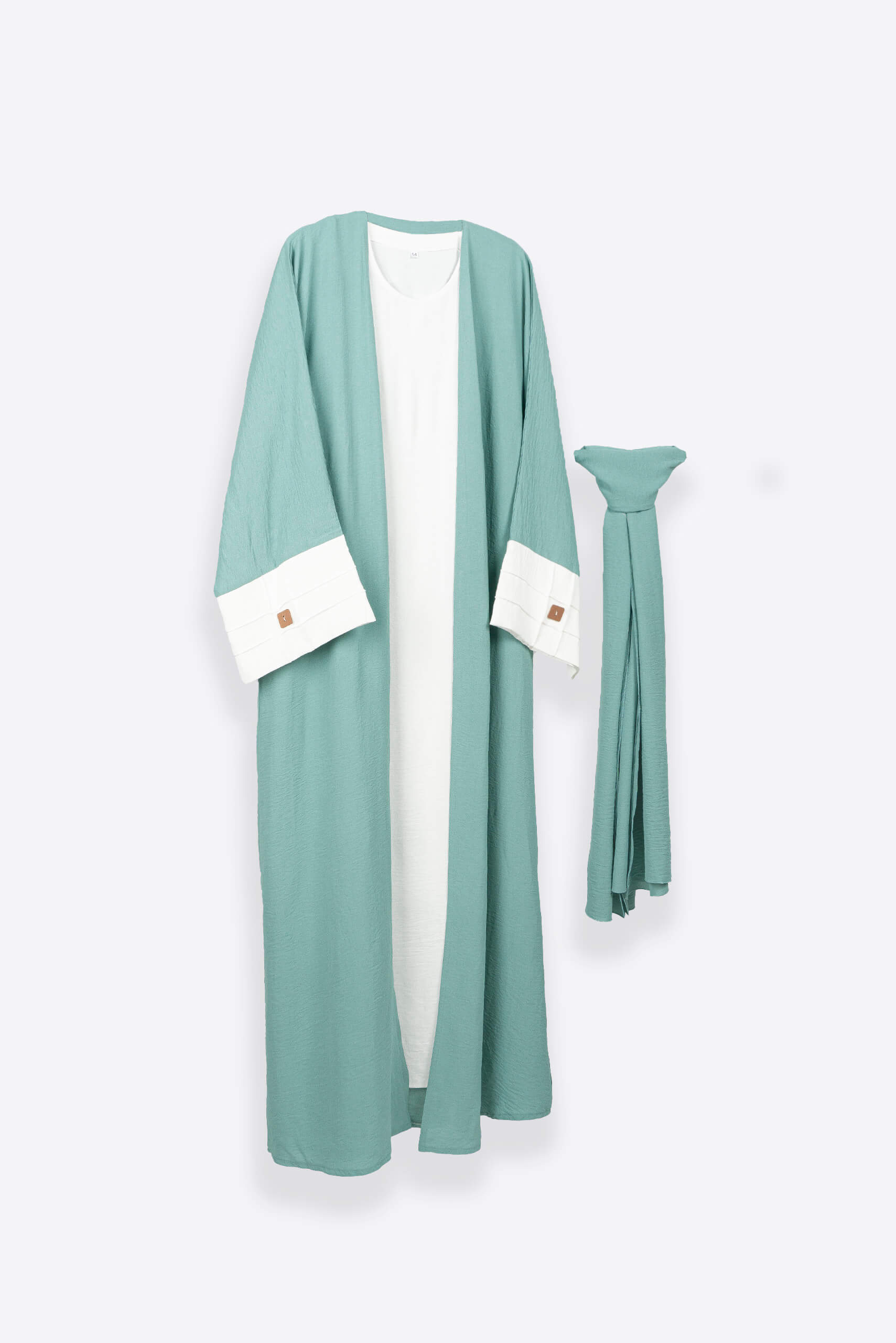 Aqua Green Abaya - Abaya - Muslim Lifestyle Store