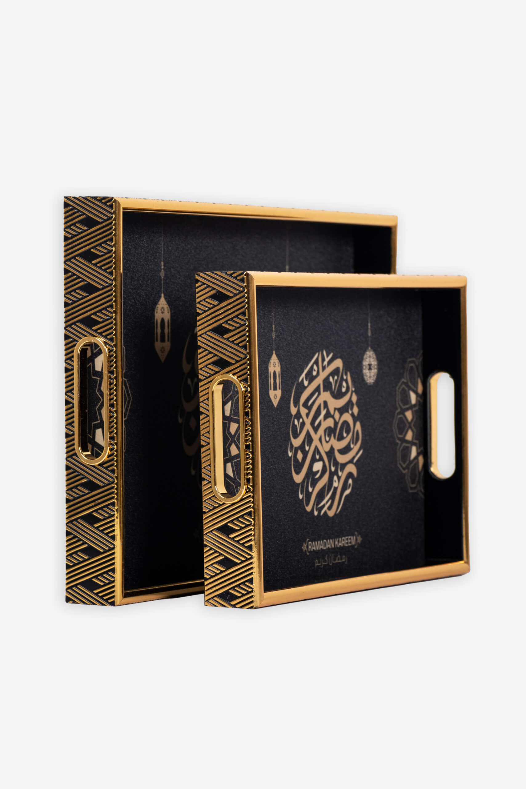 Ramadan Kareem Platter Set Black - Other - Muslim Lifestyle Store