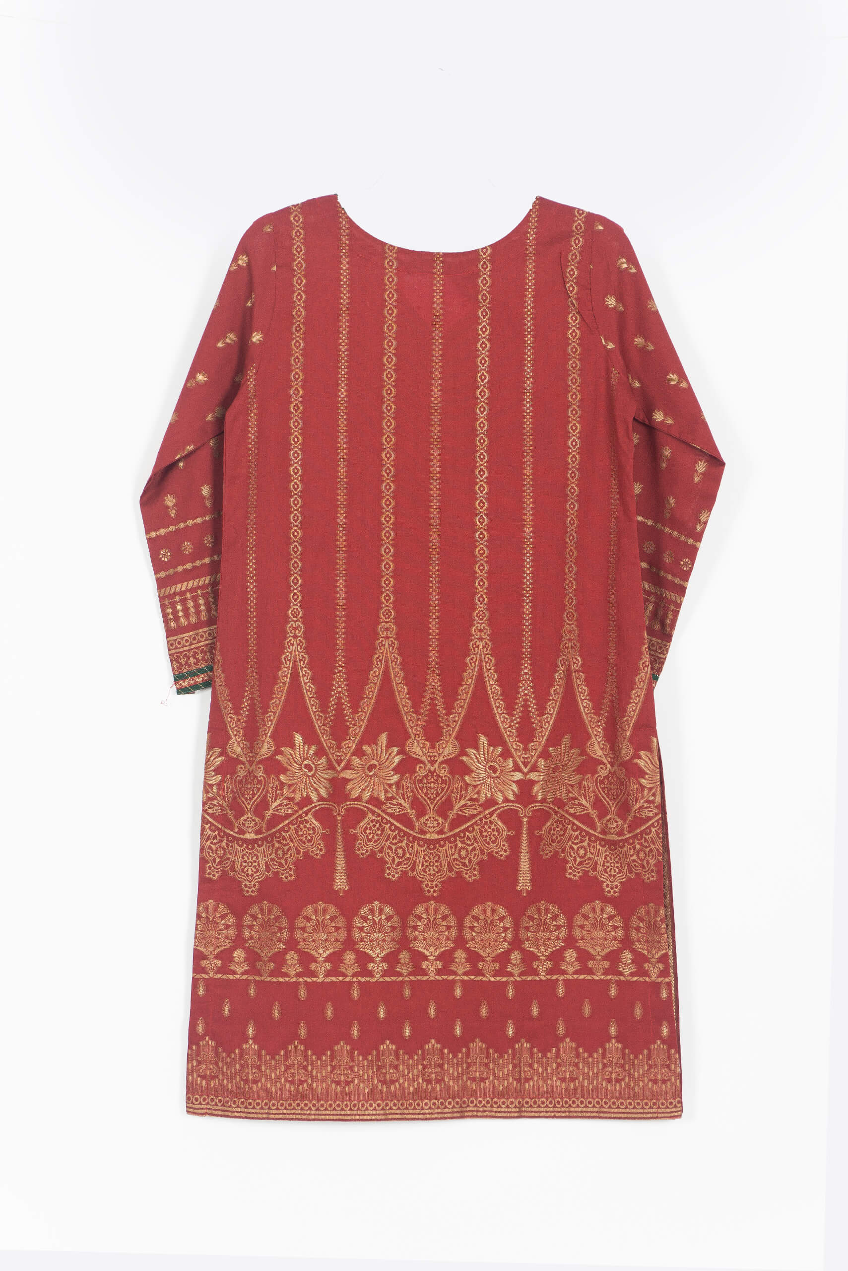 Banarasi Red Shalwar Kameez - Shalwar Kameez - Muslim Lifestyle Store