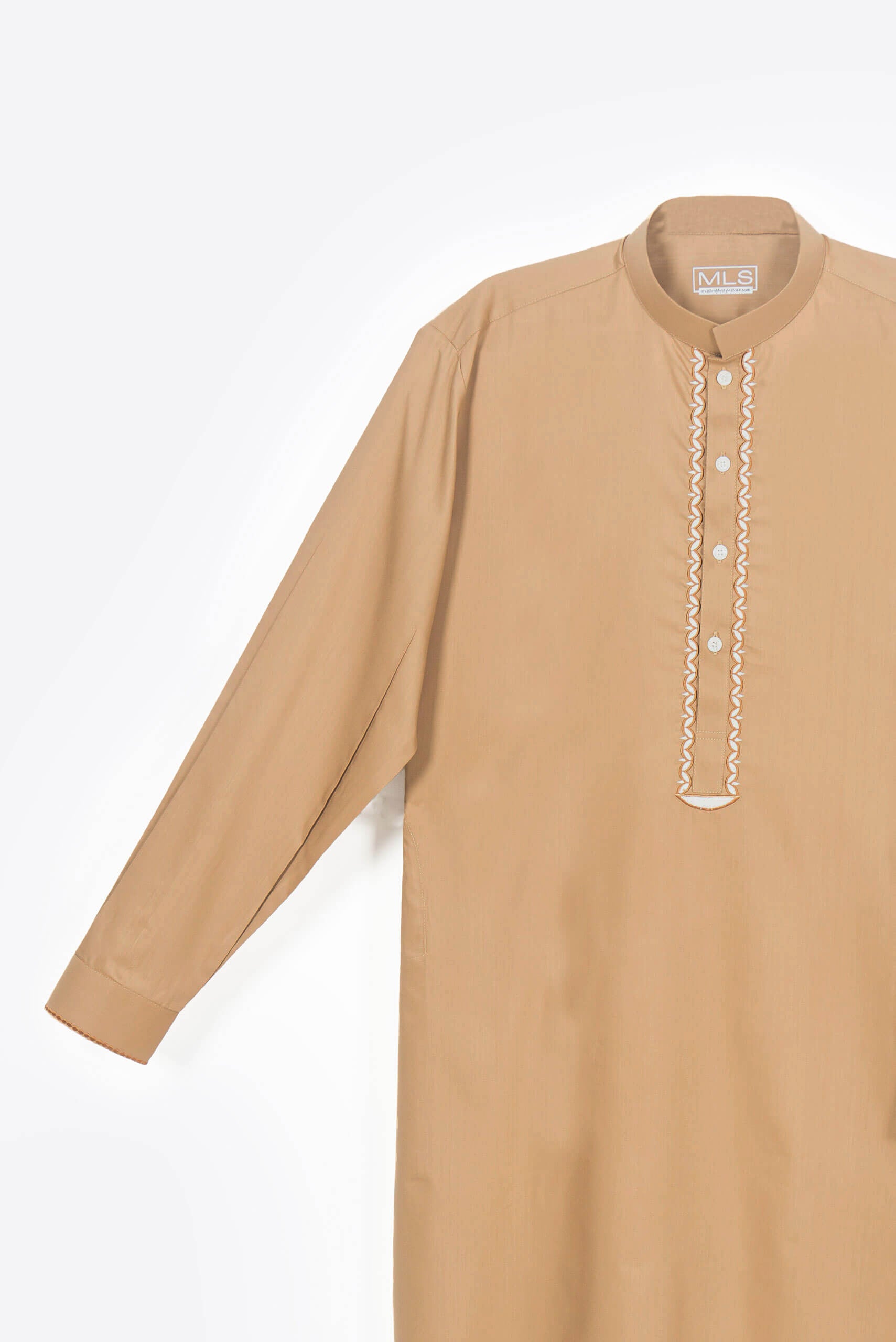 Biscuit Brown Shalwar Kameez - Shalwar Kameez - Muslim Lifestyle Store