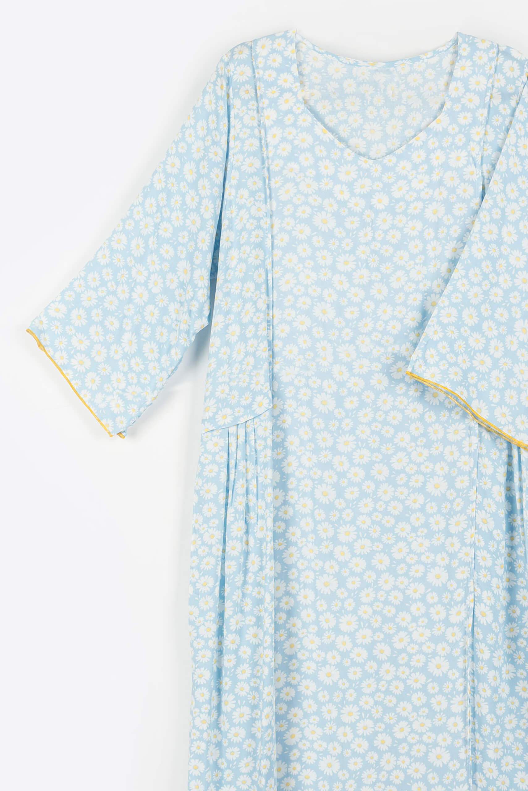 Blue Daisy Maxi Dress - Maxi Dress - Muslim Lifestyle Store