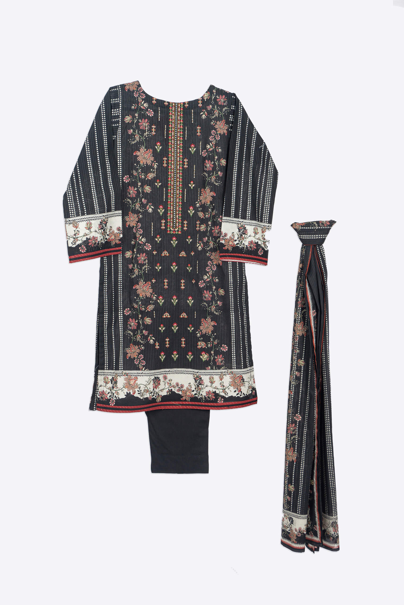 Cherry Black Shalwar Kameez - Shalwar Kameez - Muslim Lifestyle Store