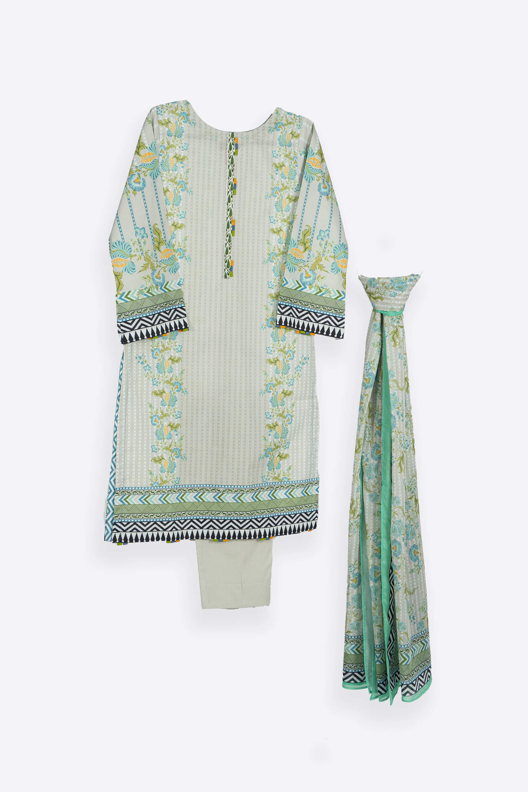 English Gray Shalwar Kameez - Shalwar Kameez - Muslim Lifestyle Store