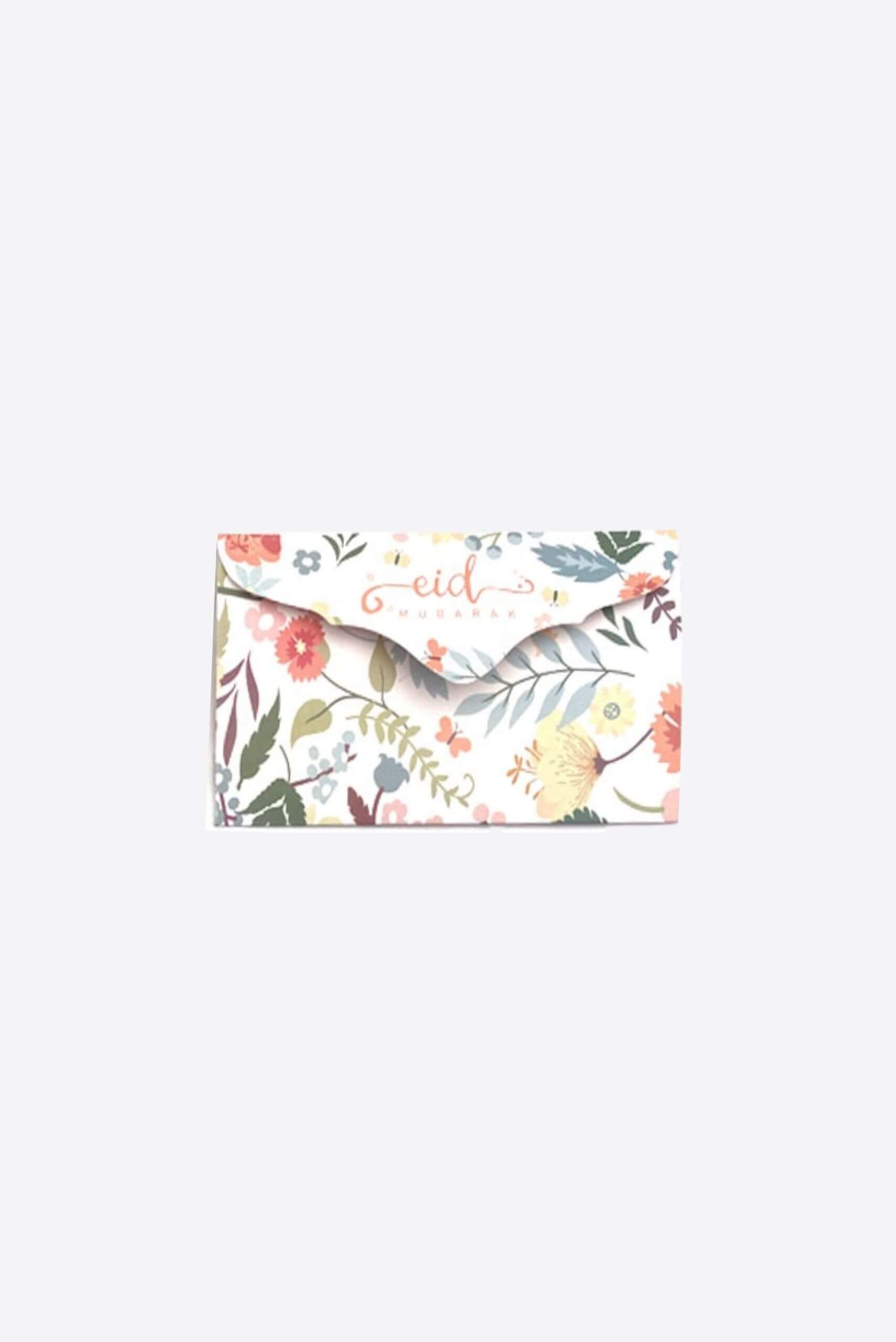 Eid Mubarak Floral Envelopes - Envelope - Muslim Lifestyle Store