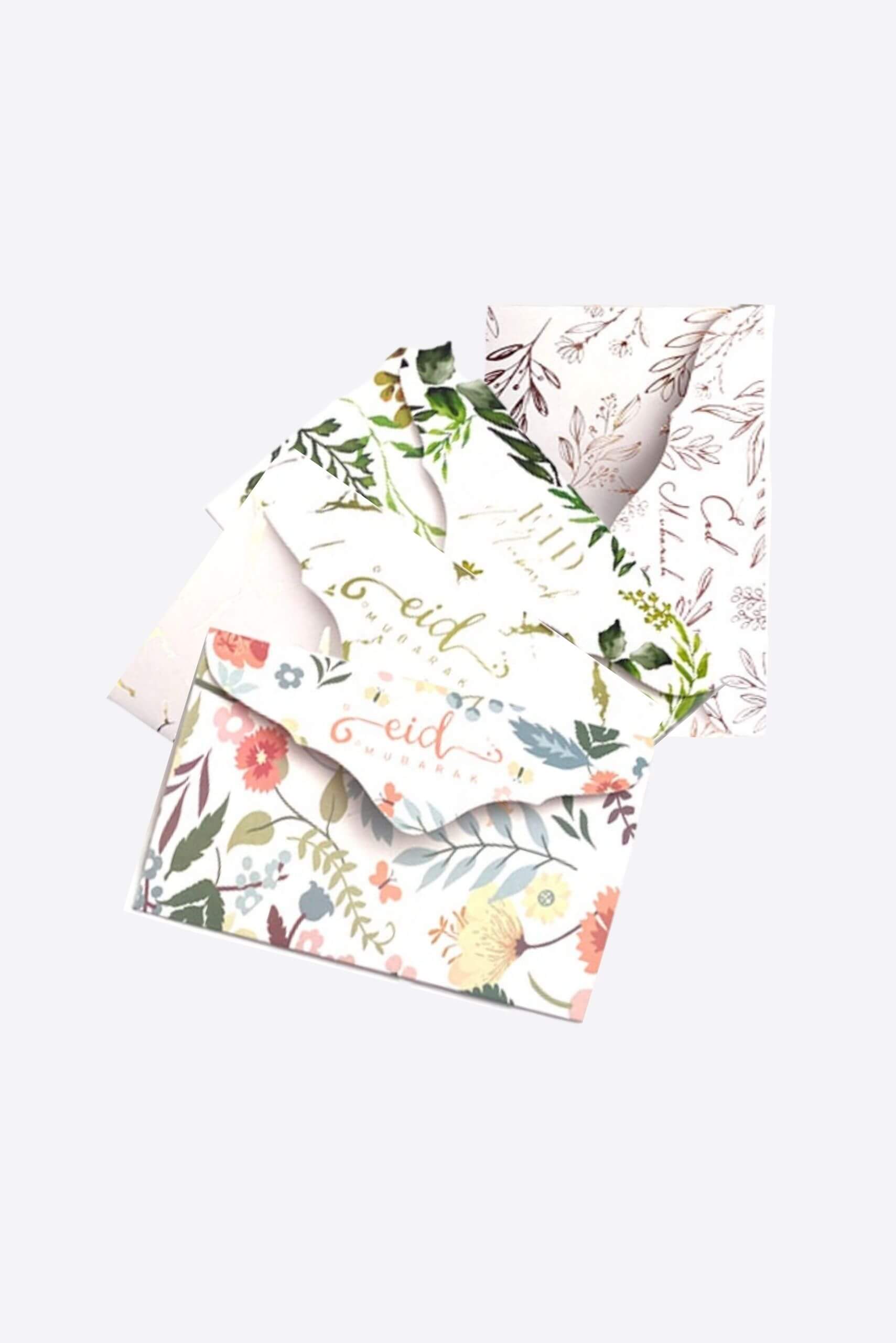Eid Mubarak Floral Envelopes - Envelope - Muslim Lifestyle Store