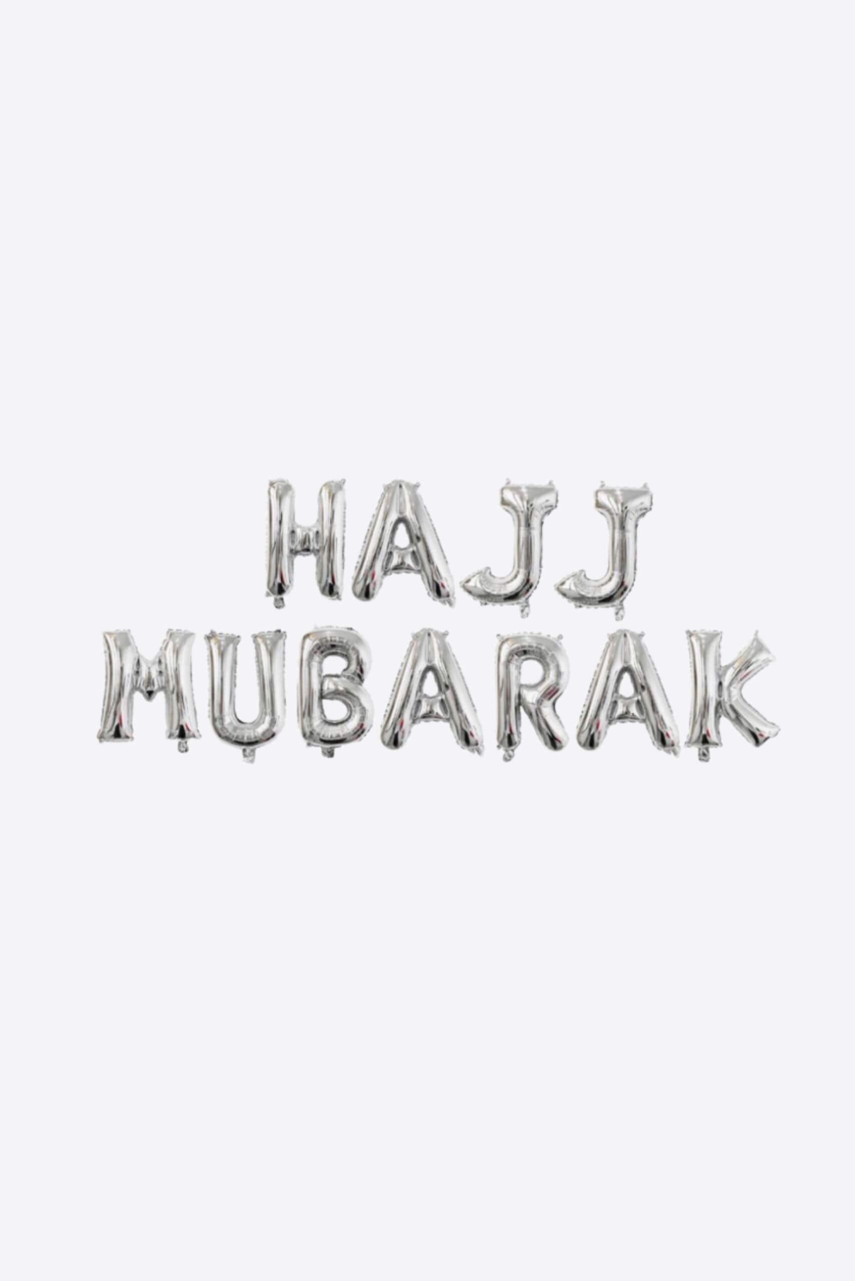 Hajj Mubarak Foil Balloons - Balloon - Muslim Lifestyle Store