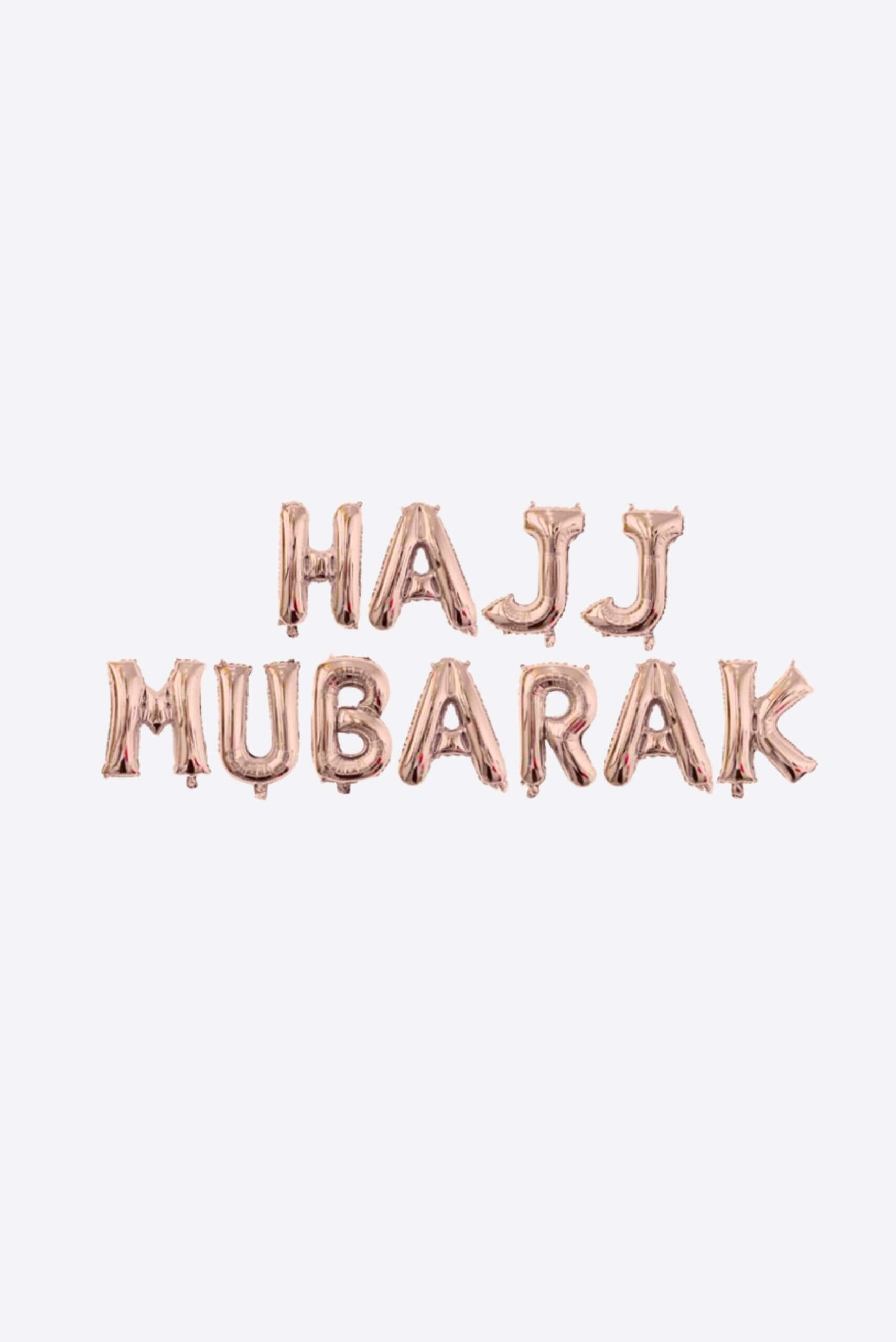 Hajj Mubarak Foil Balloons - Balloon - Muslim Lifestyle Store