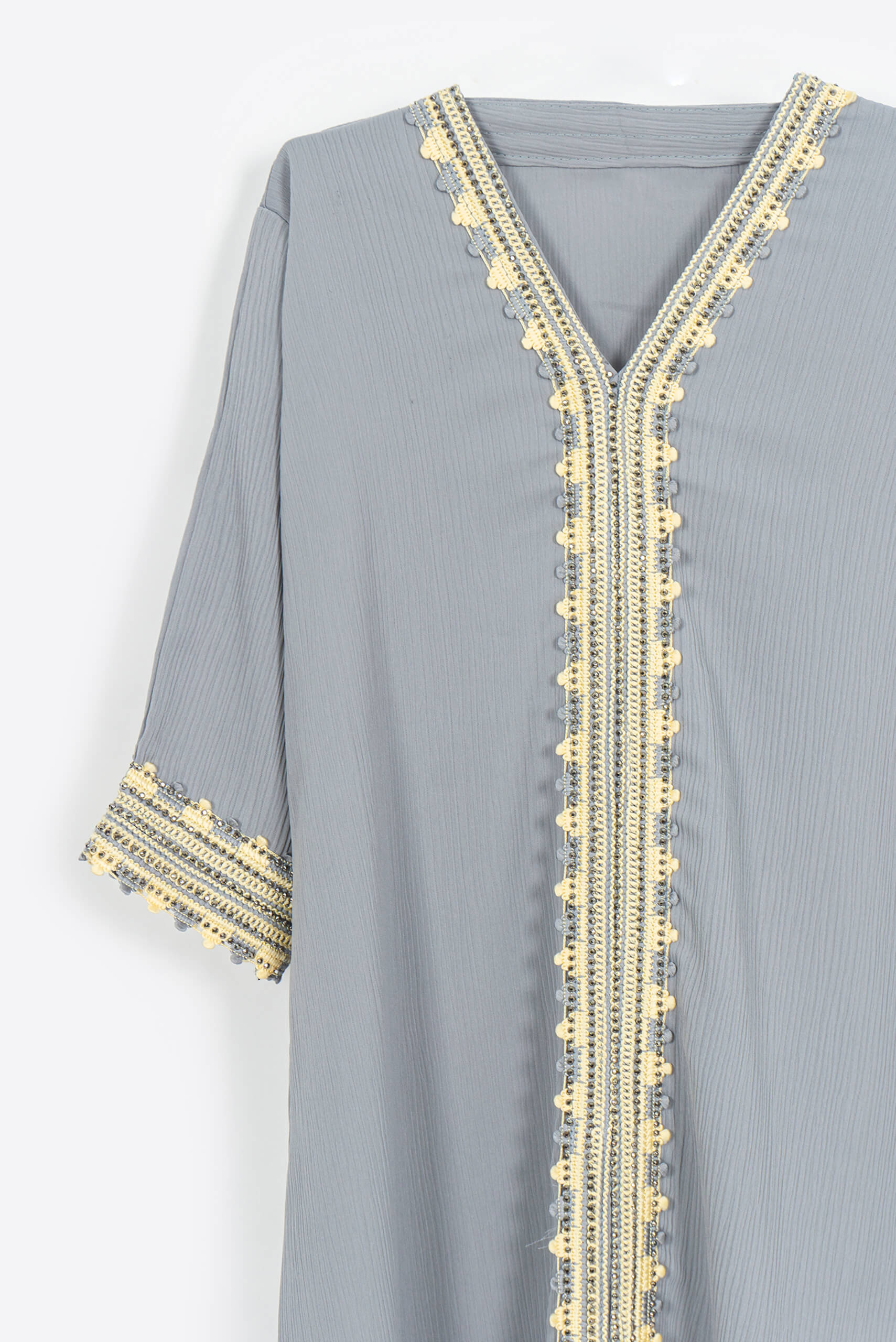 Light Gray Abaya - Abaya - Muslim Lifestyle Store