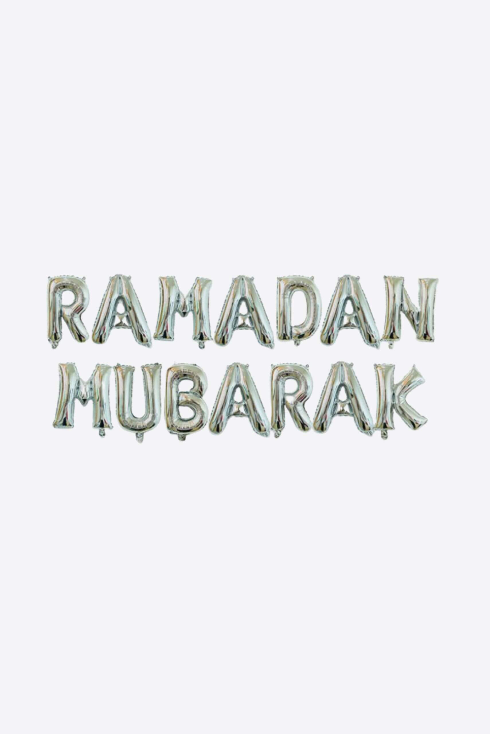 Ramadan Mubarak Foil Balloons - Balloon - Muslim Lifestyle Store
