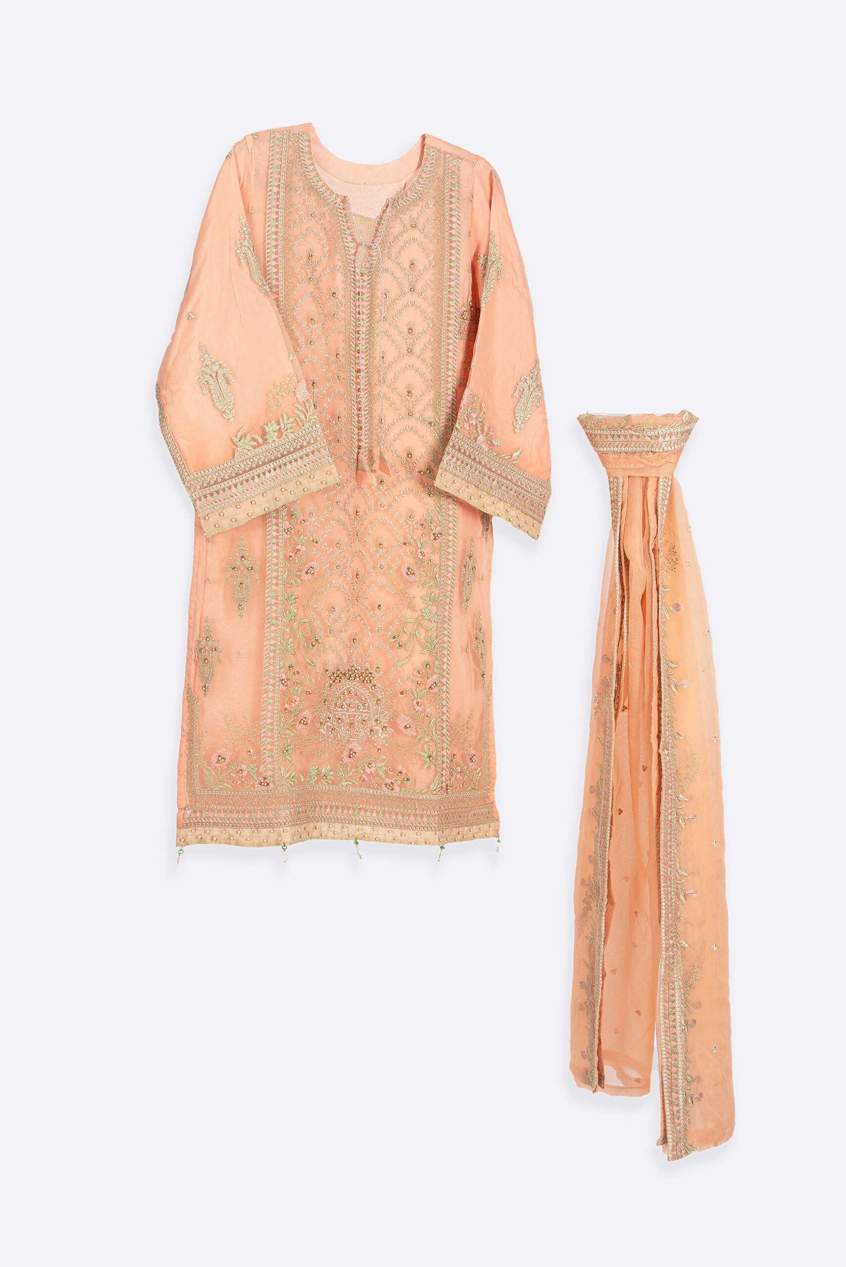 Royal Coral Kurta - Shalwar Kameez - Muslim Lifestyle Store