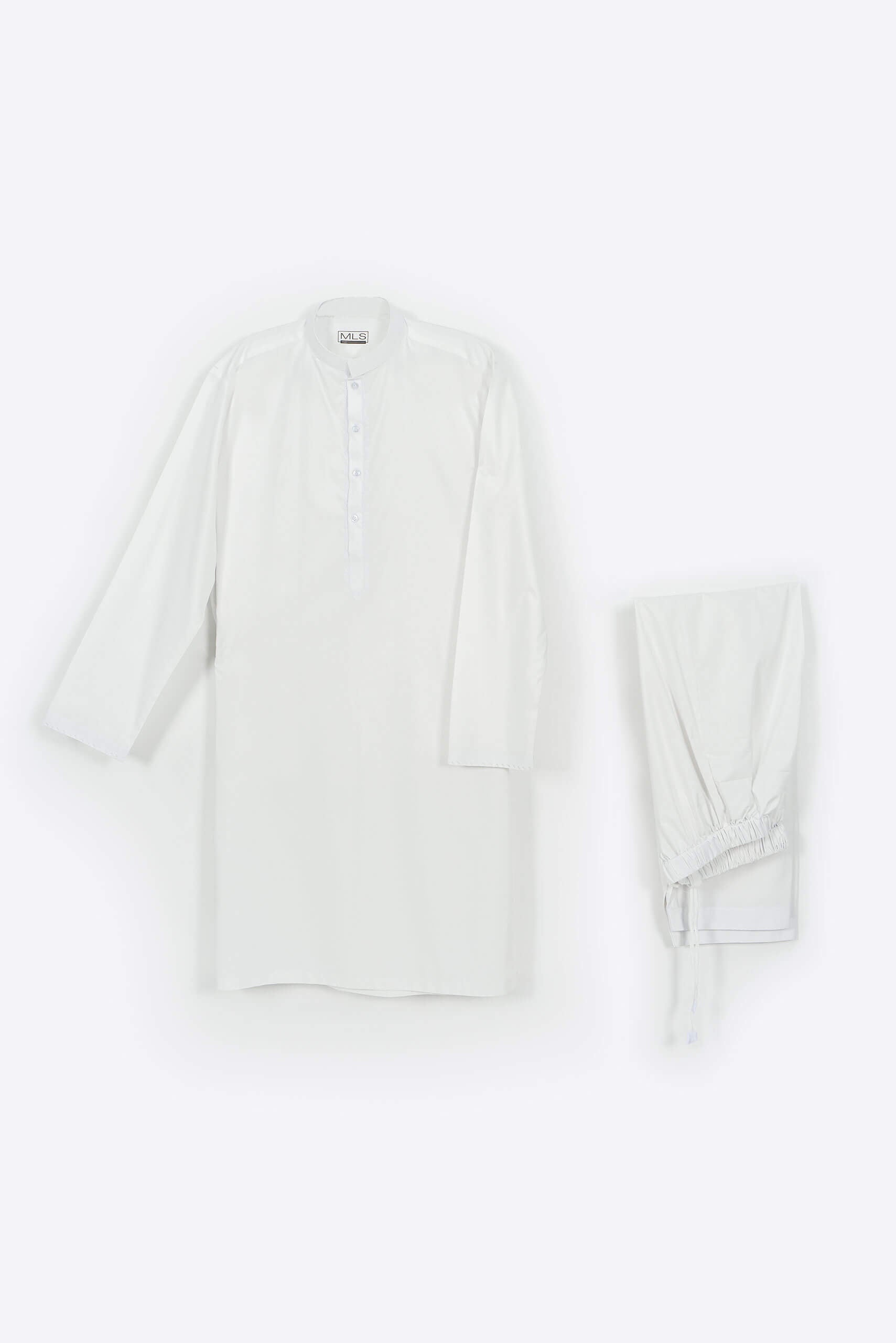 Simple White Shalwar Kameez - Shalwar Kameez - Muslim Lifestyle Store