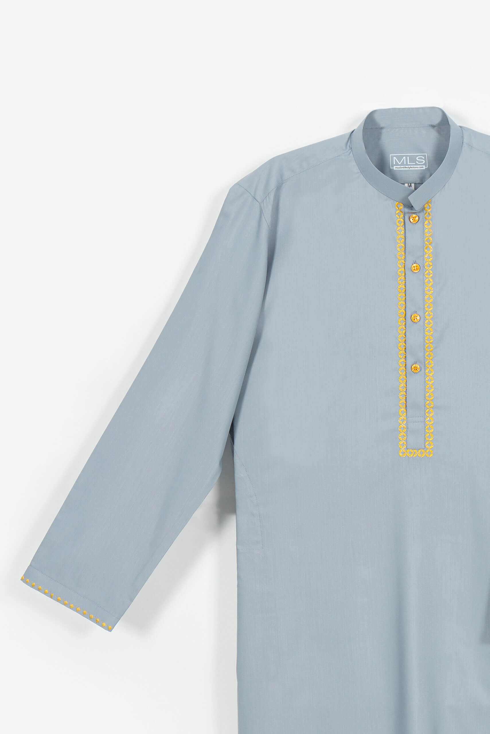 Stone Blue Shalwar Kameez - Shalwar Kameez - Muslim Lifestyle Store