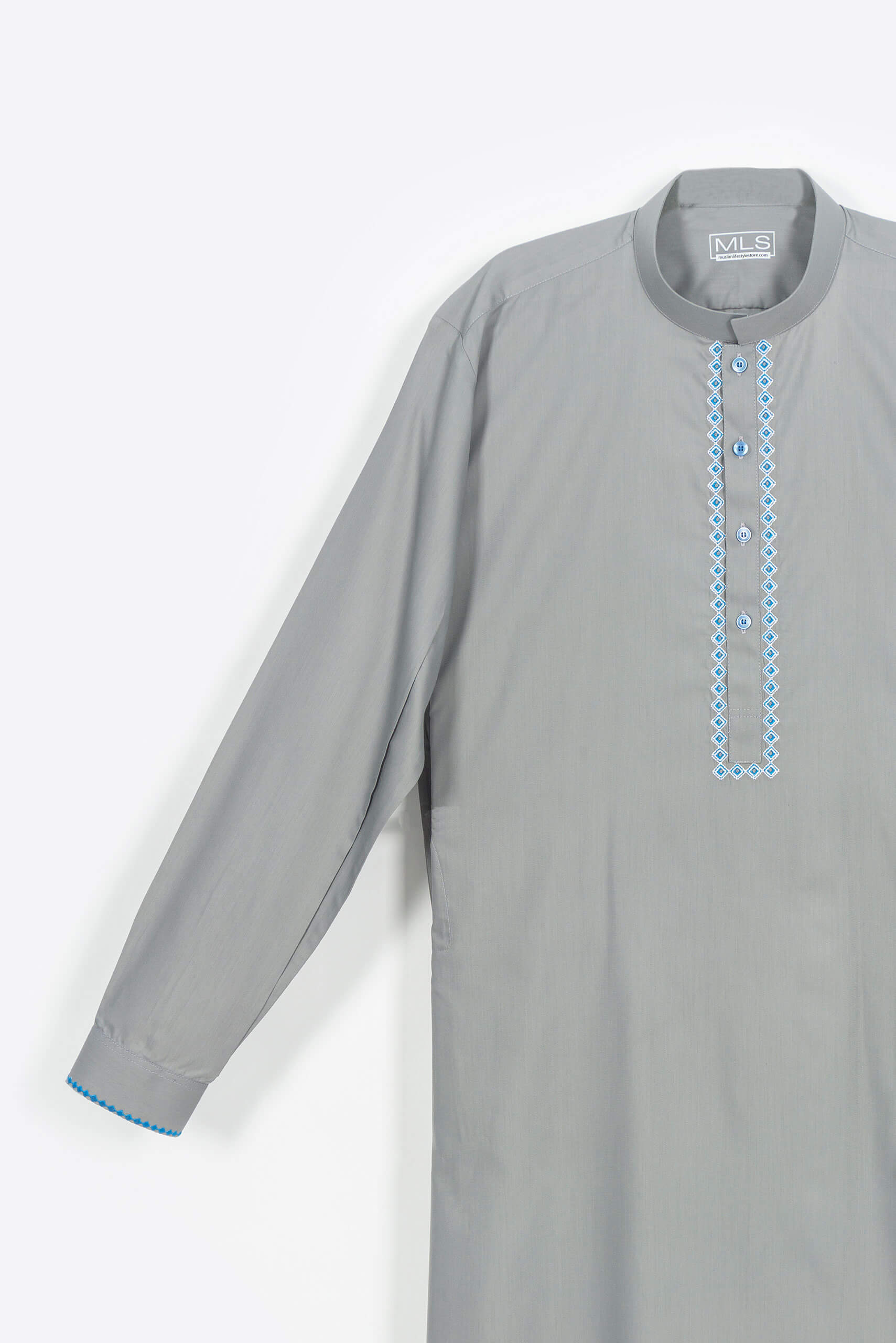 Storm Gray Shalwar Kameez - Shalwar Kameez - Muslim Lifestyle Store