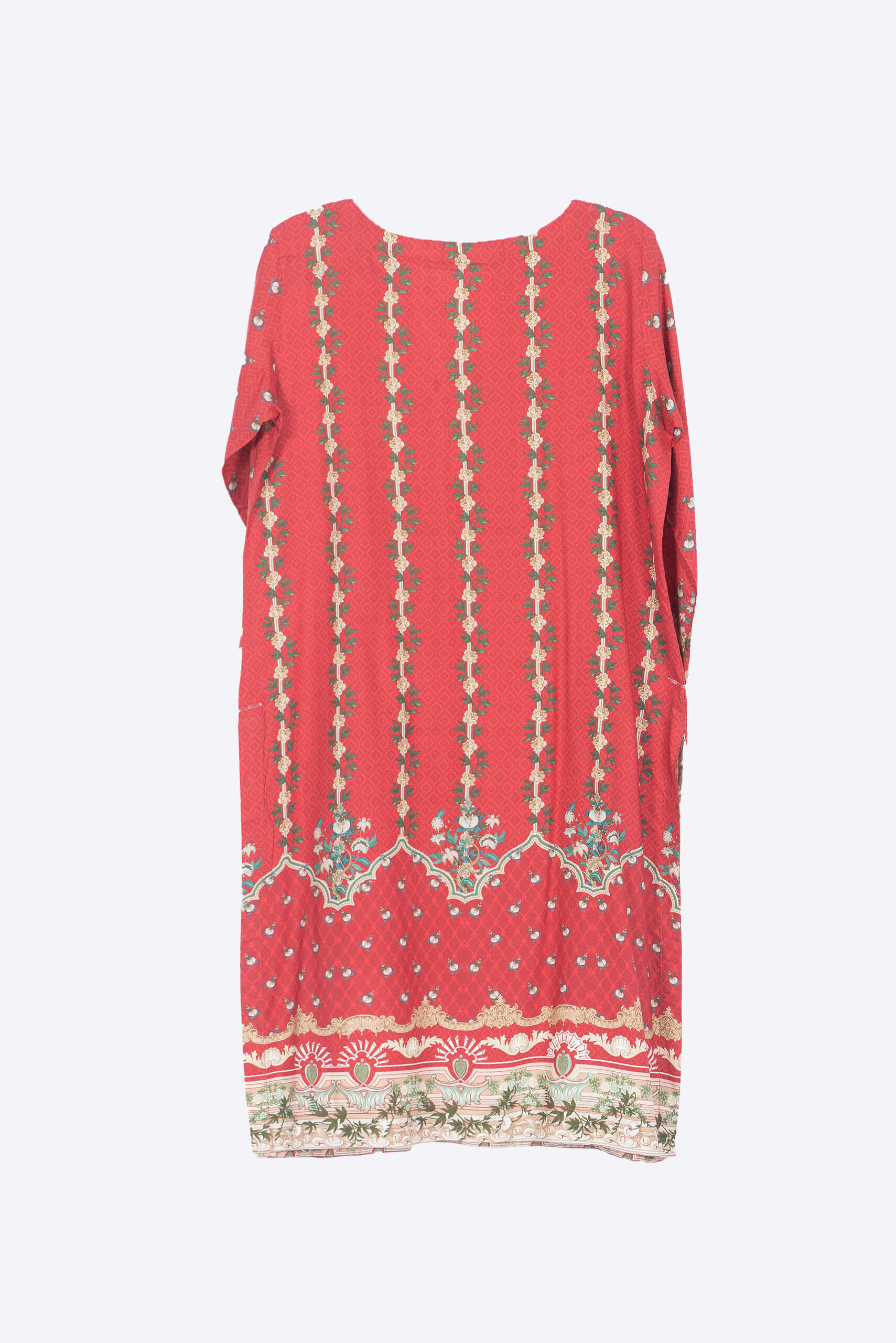 Vibrant Red Shalwar Kameez - Shalwar Kameez - Muslim Lifestyle Store