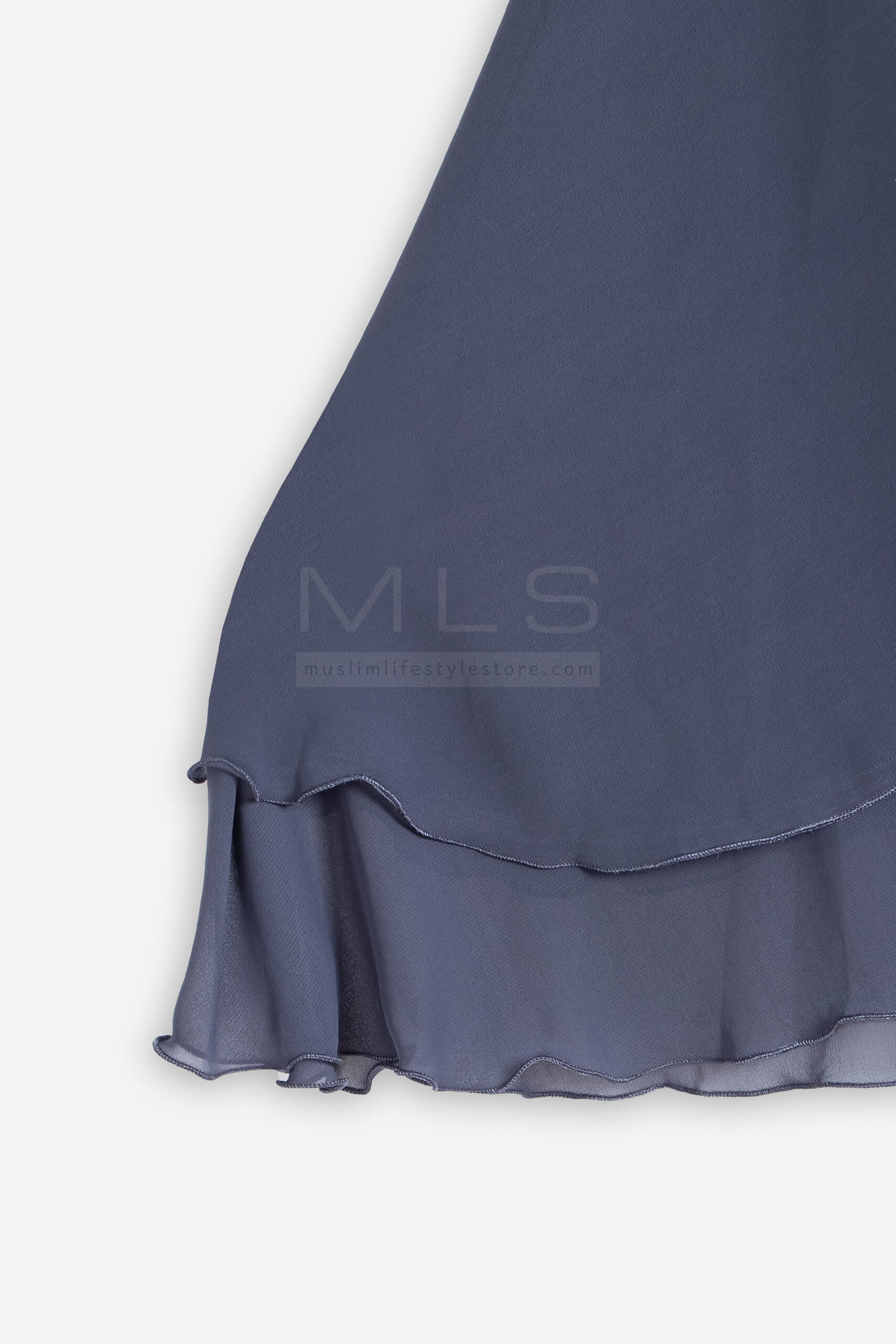 Mid Grey Flare Abaya - Abaya - Muslim Lifestyle Store