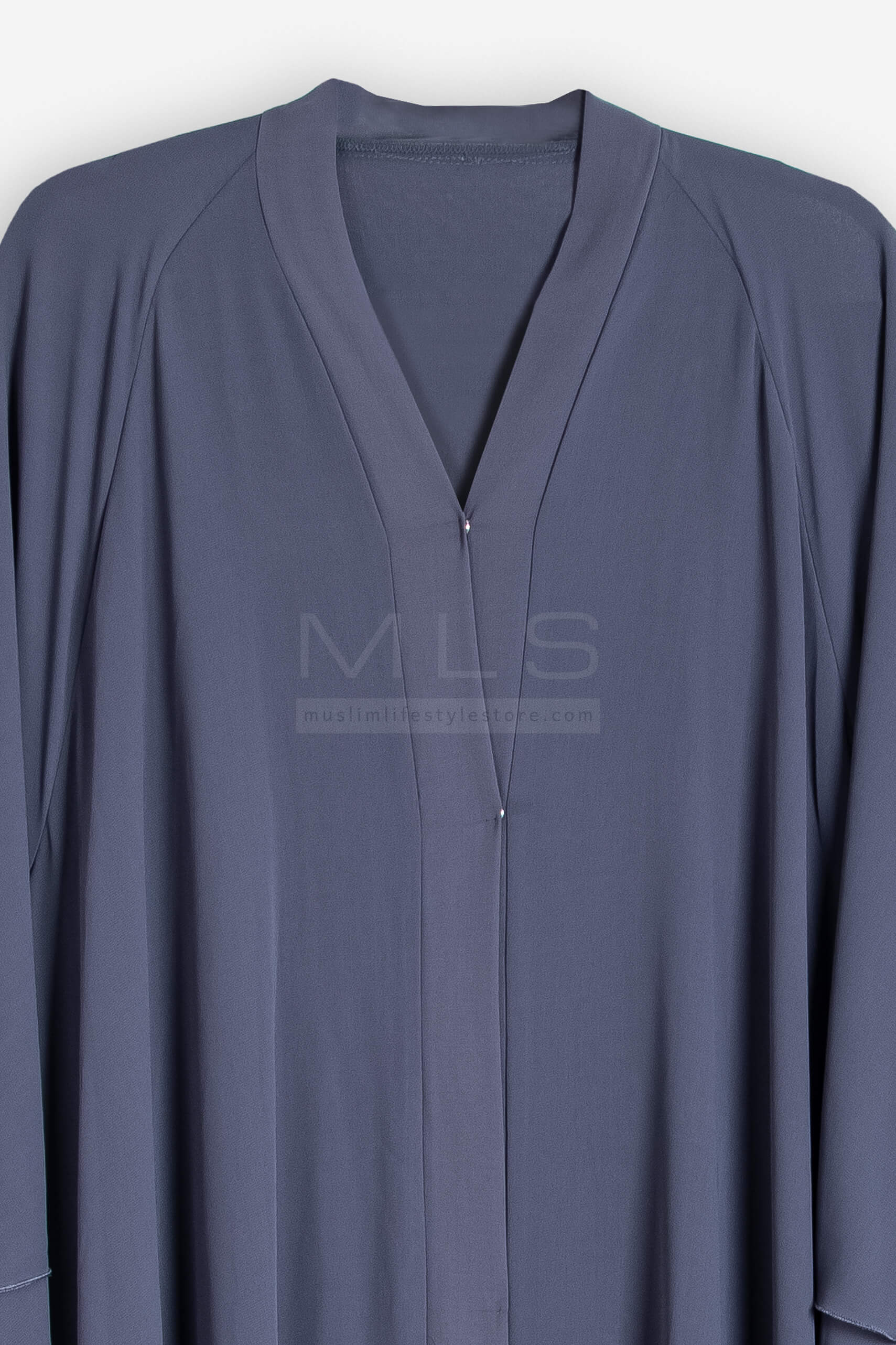 Mid Grey Flare Abaya - Abaya - Muslim Lifestyle Store