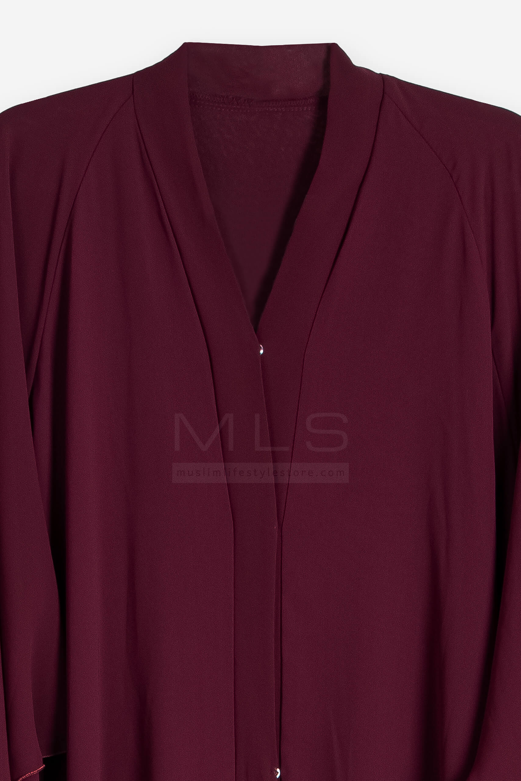 Maroon Flare Abaya - Abaya - Muslim Lifestyle Store