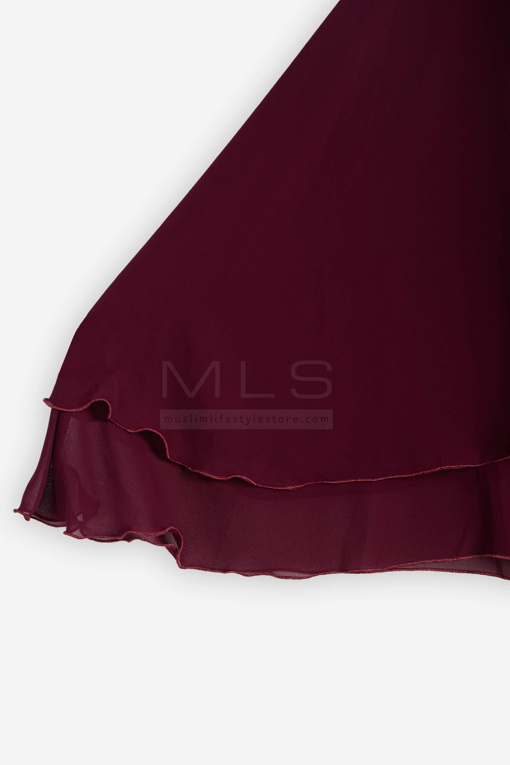 Maroon Flare Abaya - Abaya - Muslim Lifestyle Store