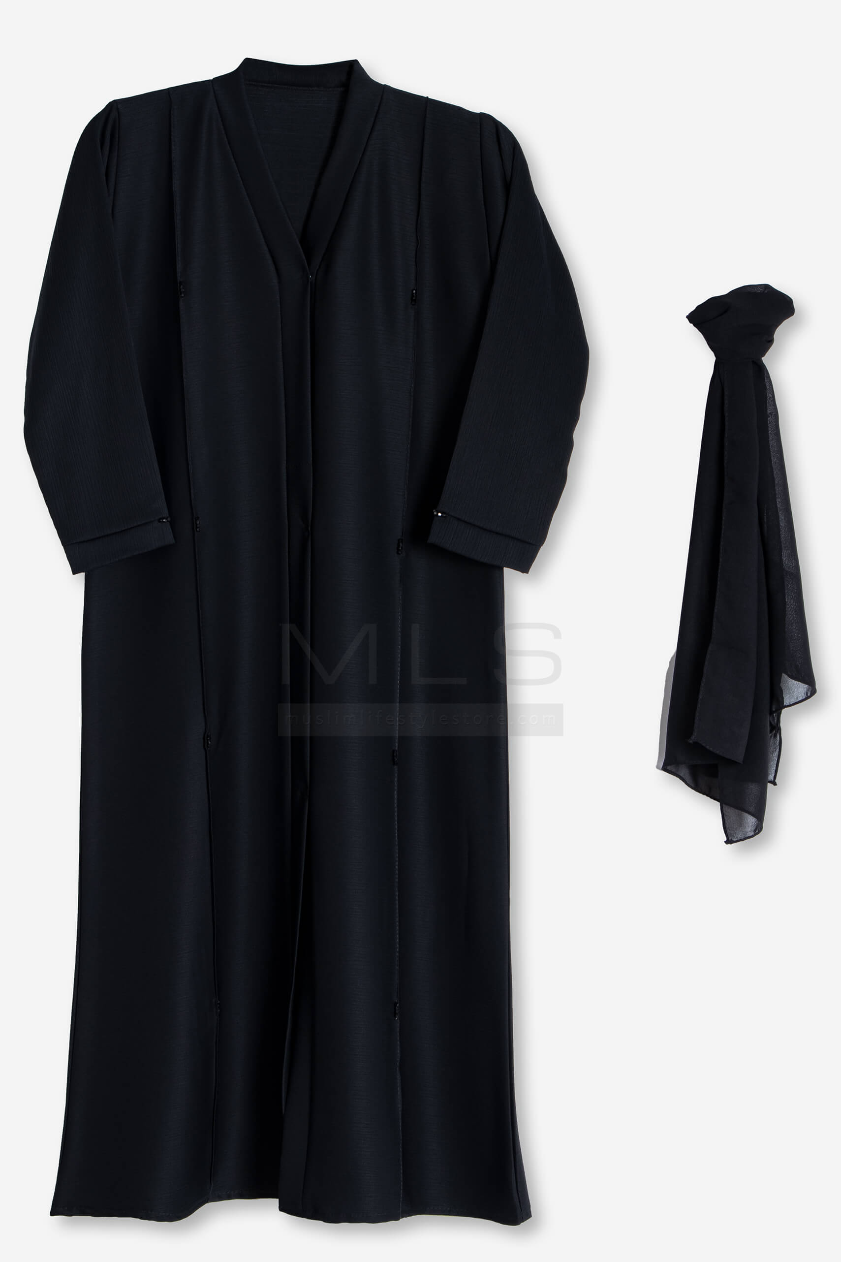 Fancy Lines Abaya - Abaya - Muslim Lifestyle Store