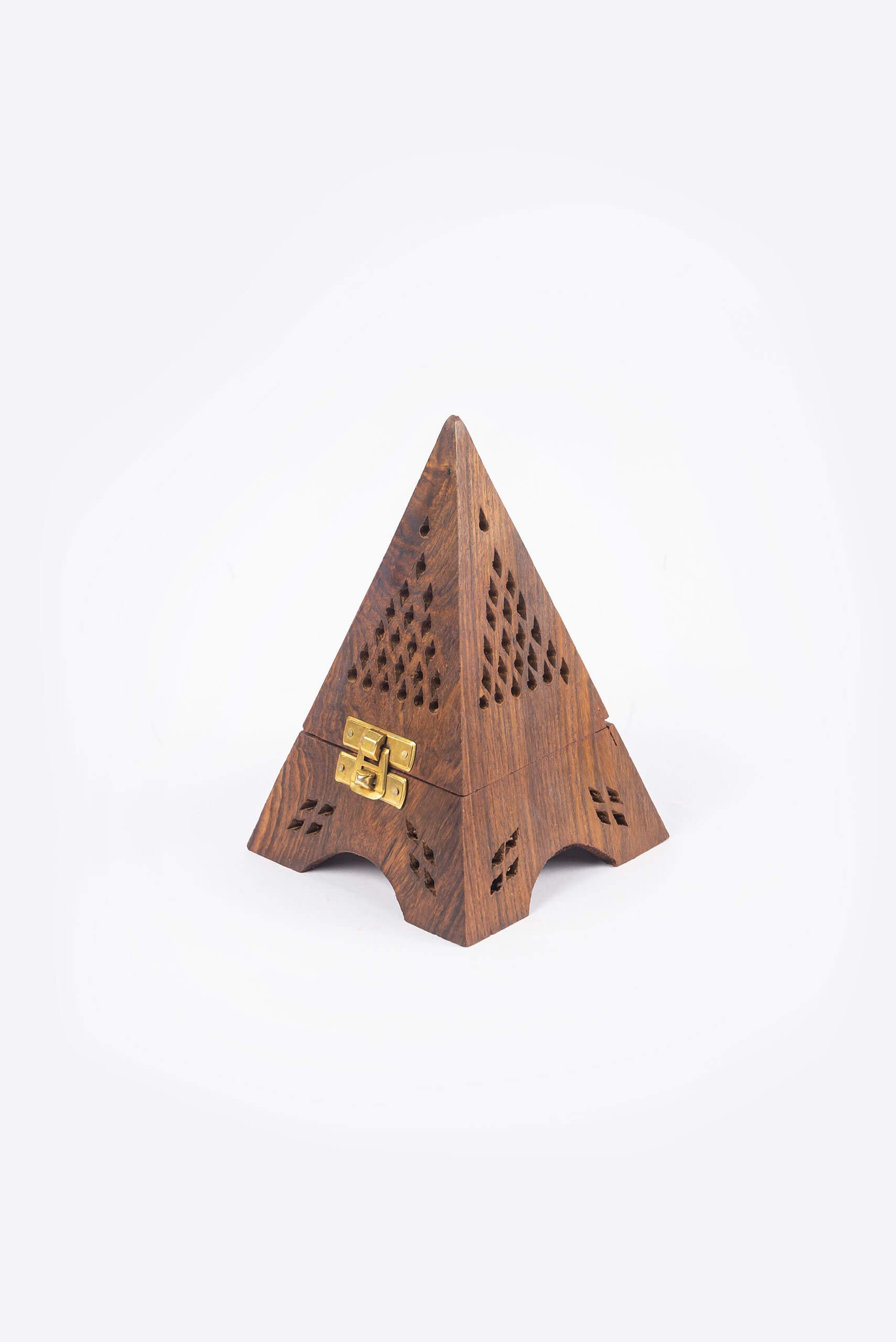 Wooden Pyramid Oudh Burner - Oudh Burner - Muslim Lifestyle Store